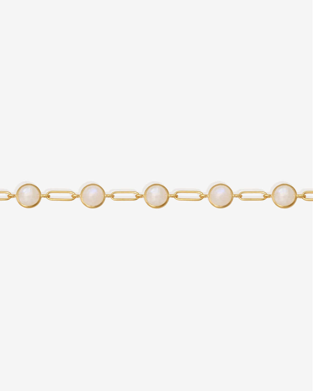 Lumi Bracelet Gold Vermeil set with moonstone