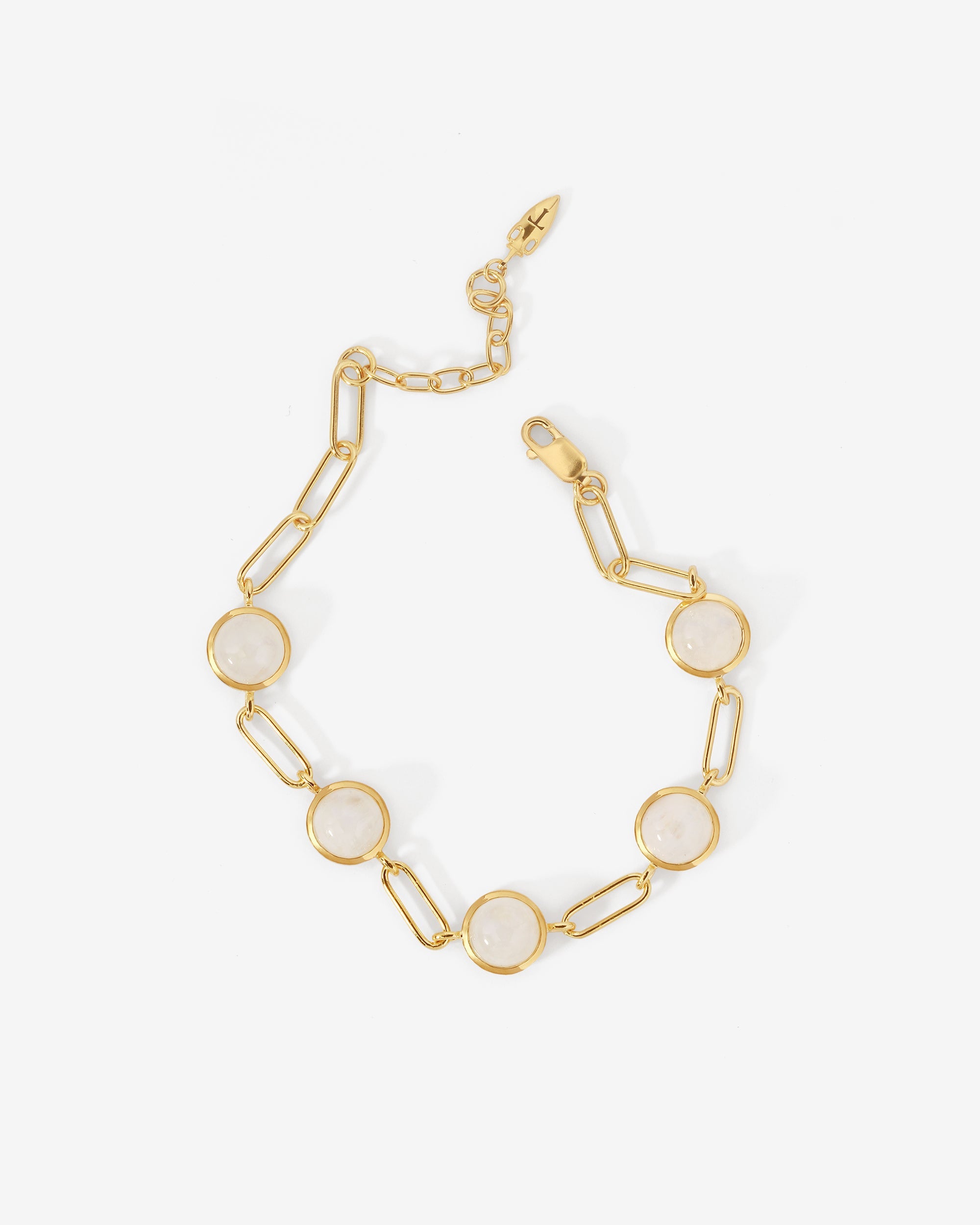 Lumi Bracelet Gold Vermeil, viewed from above
