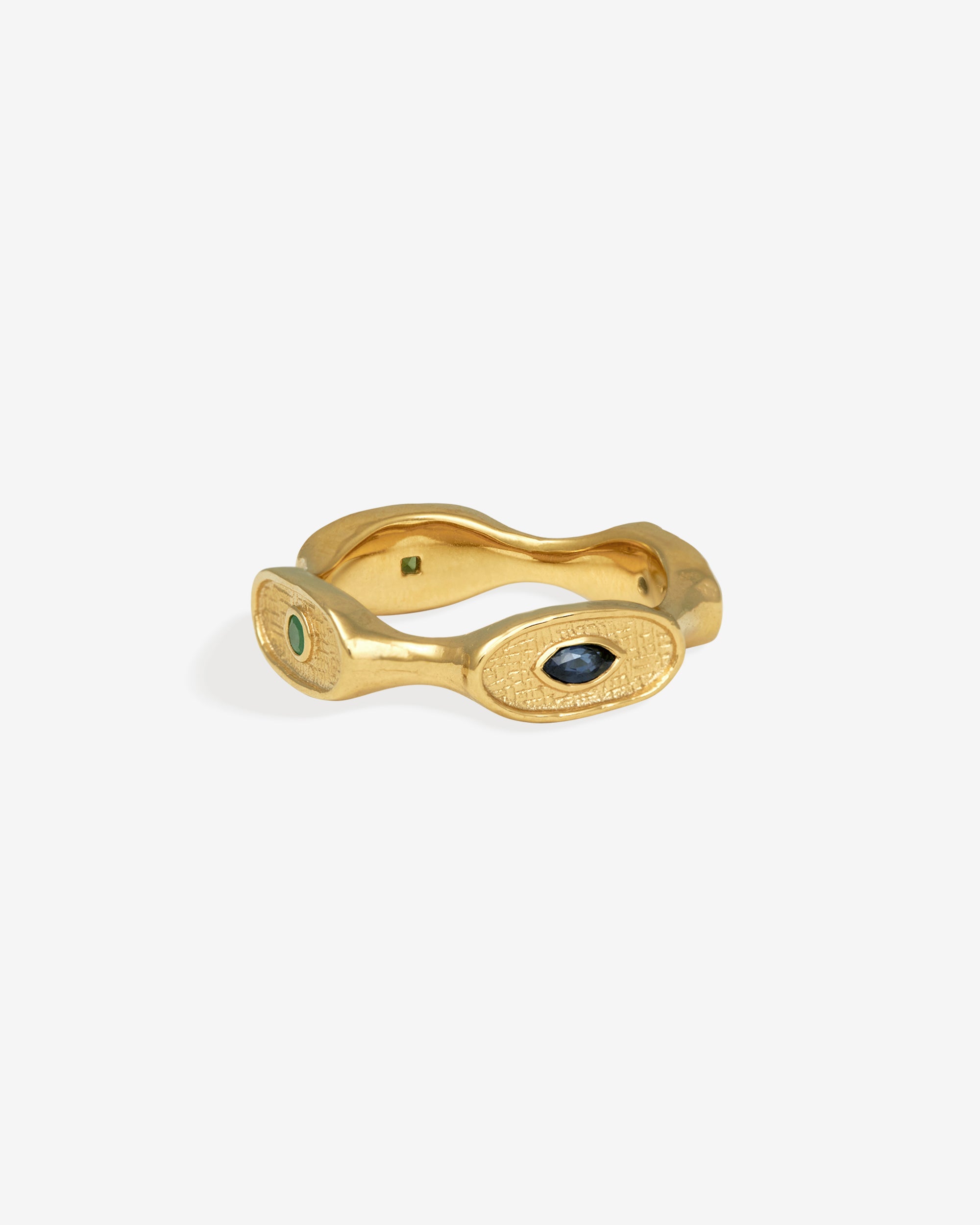 Mira Seal Ring Gold Vermeil
