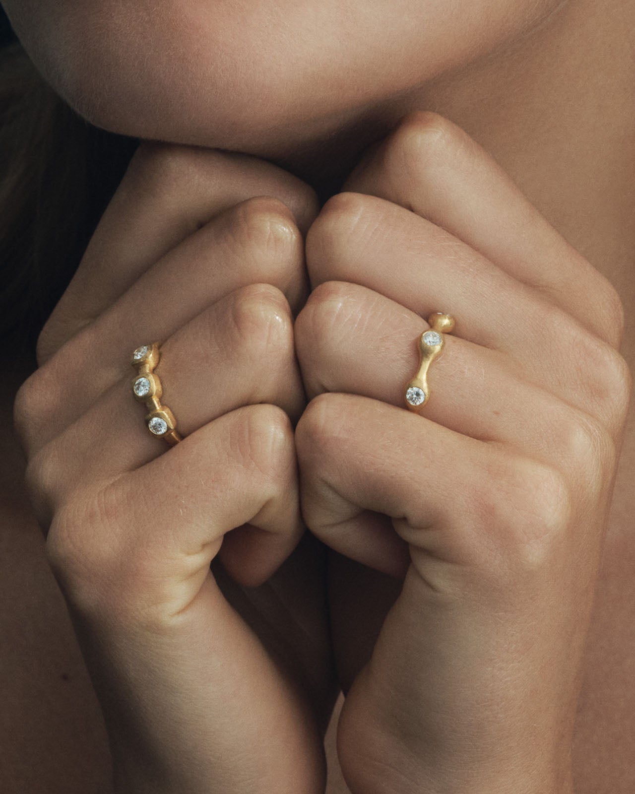 Mittani Ring Diamond Solid Gold