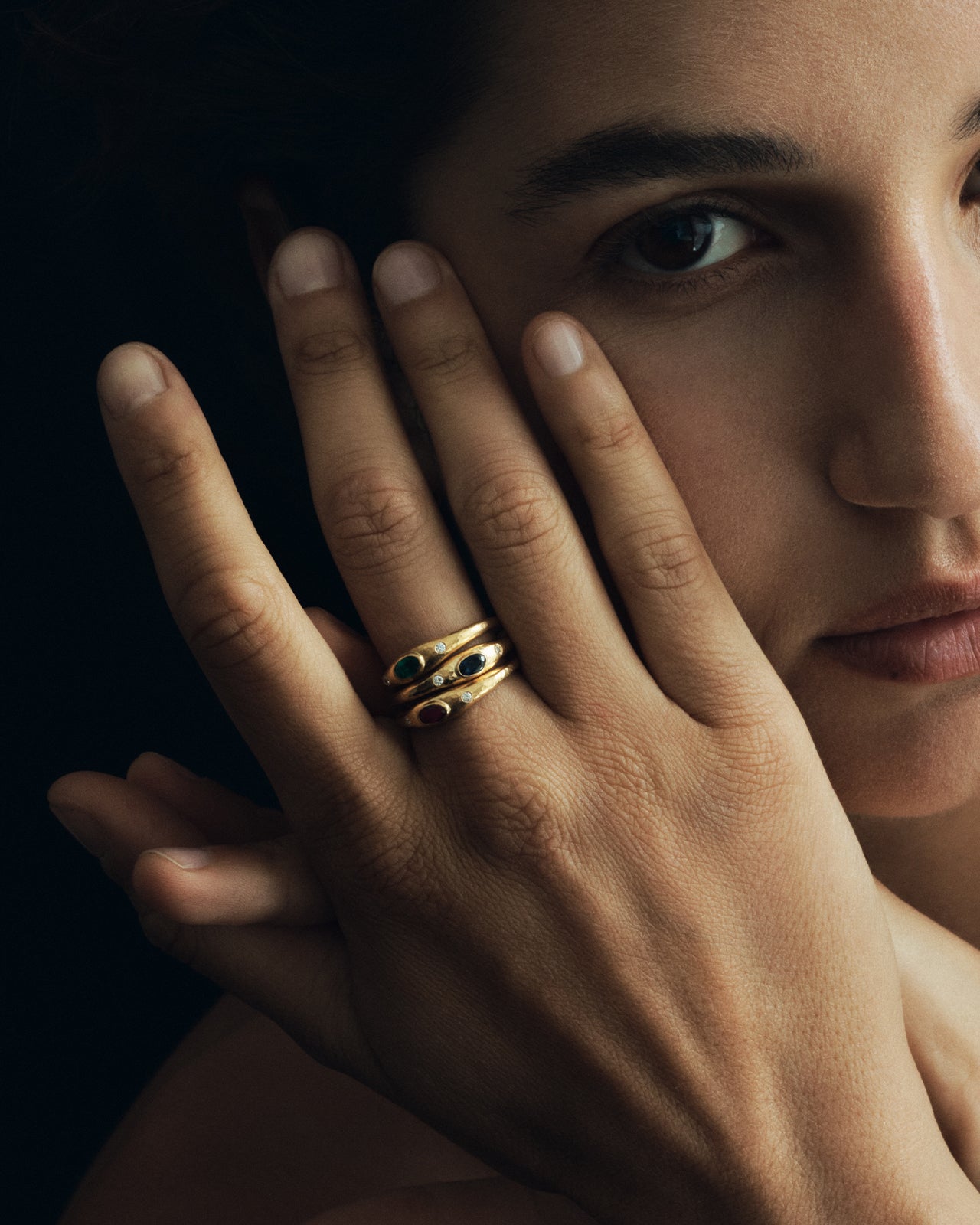 Nesa Ring Ruby Solid Gold