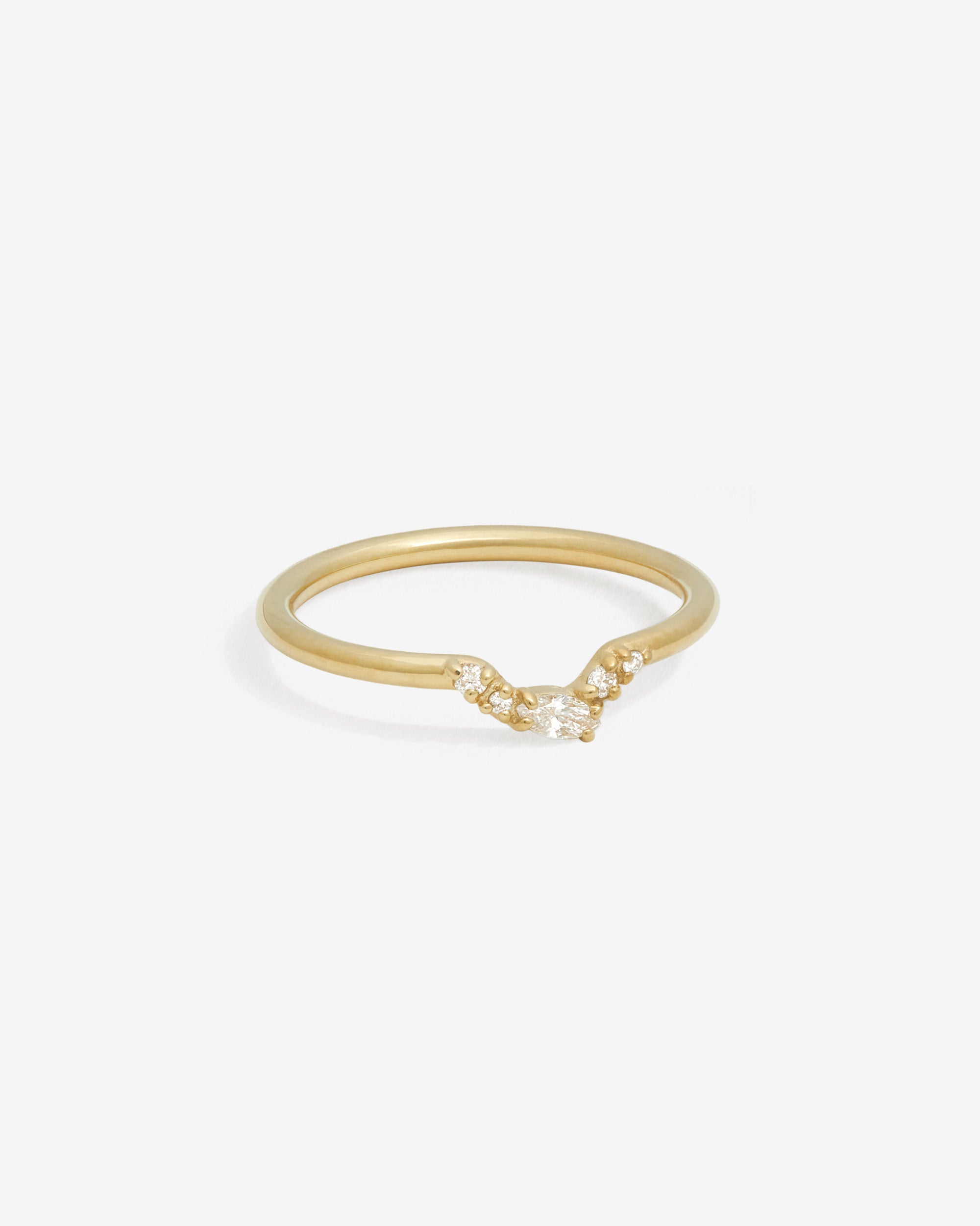 Nimbus Ring Diamond Solid Gold