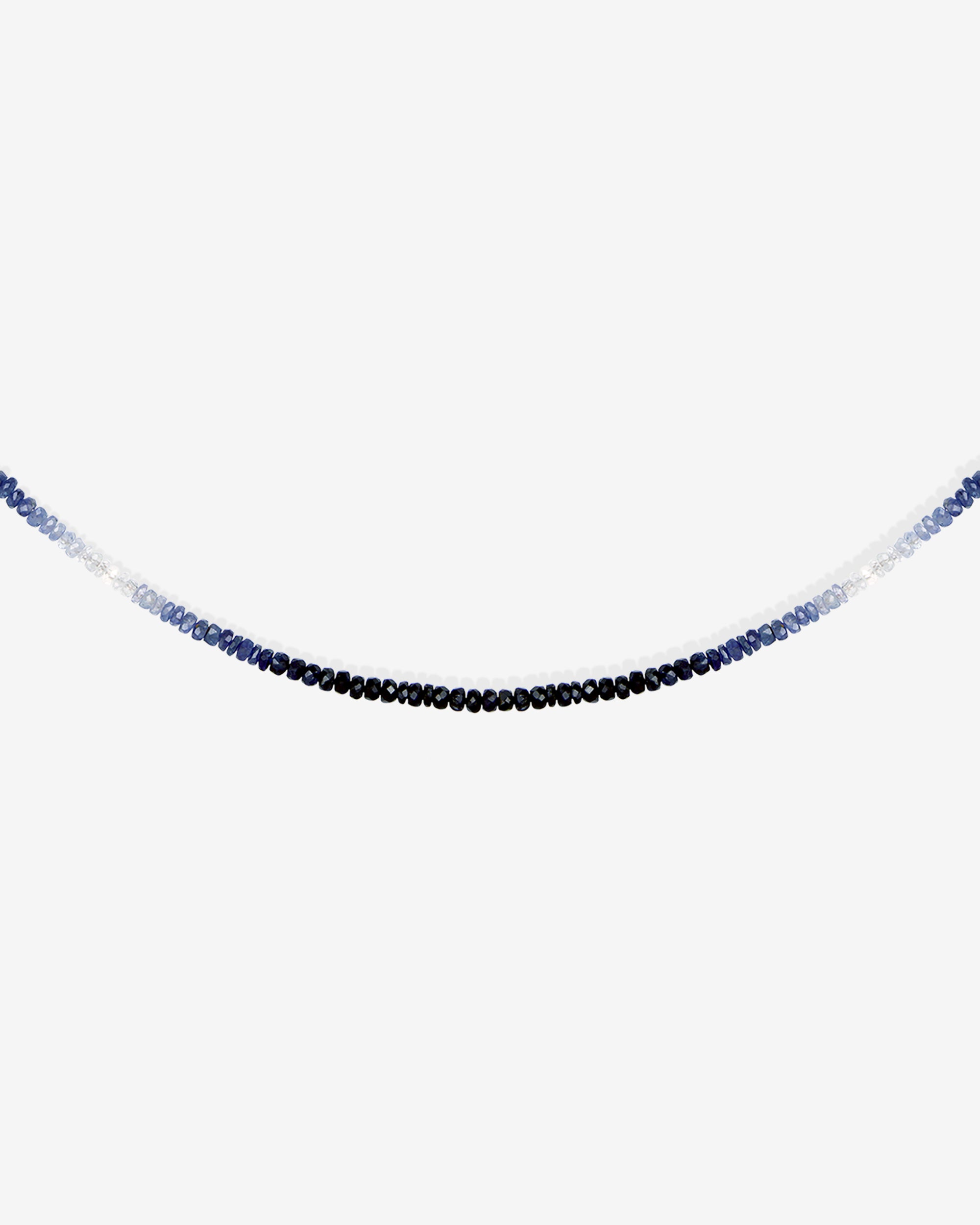Ombre Necklace Sapphire Solid Gold