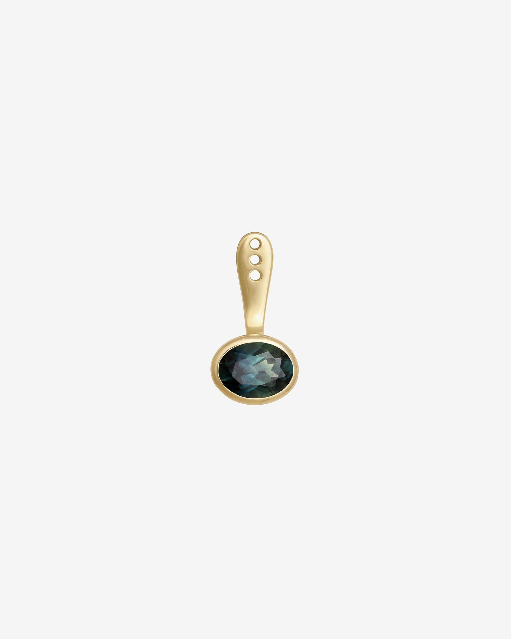 Orbit Sapphire Ear Jacket Solid Gold
