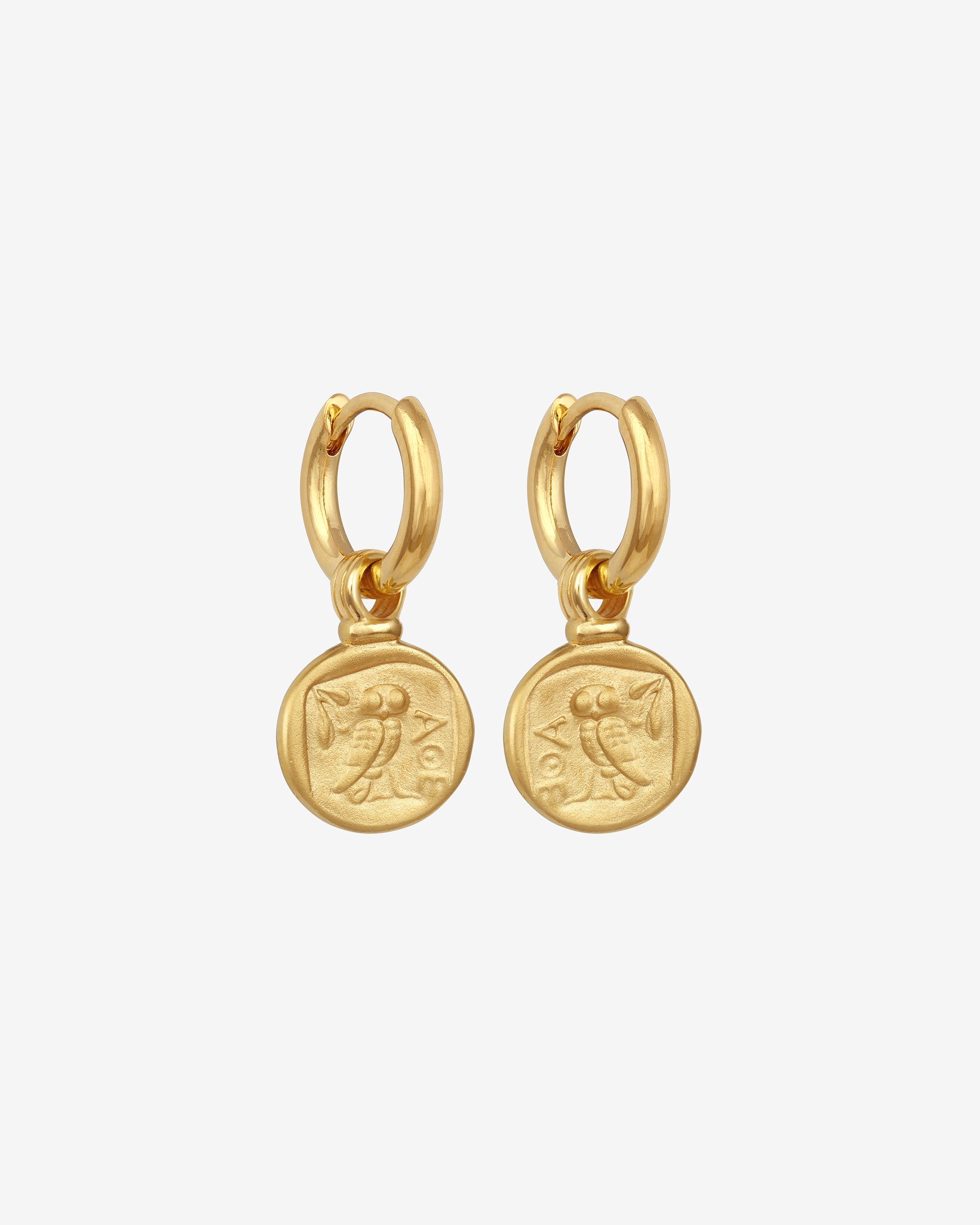 Palas Drop Earrings Gold Vermeil