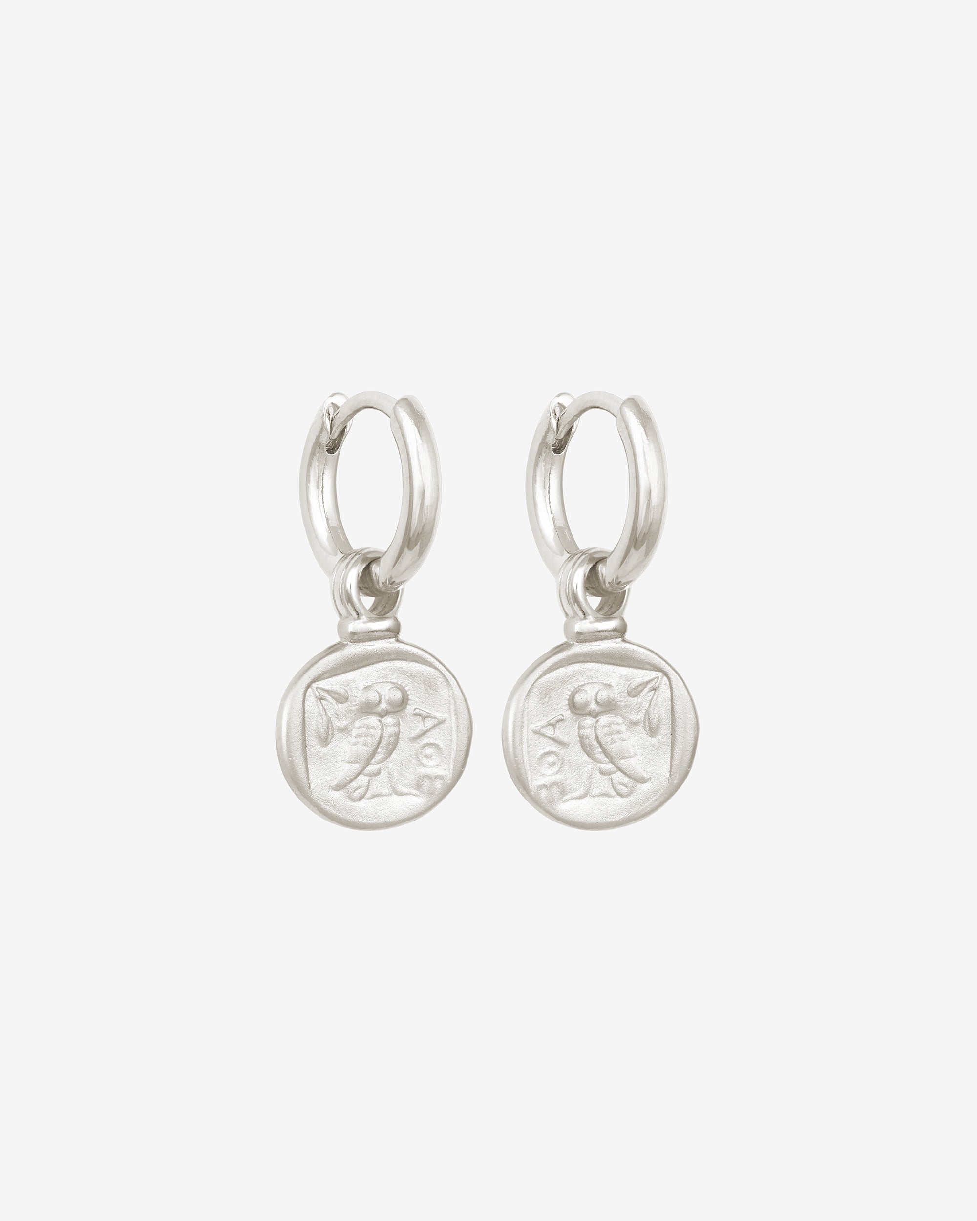 Palas Drop Earrings Silver