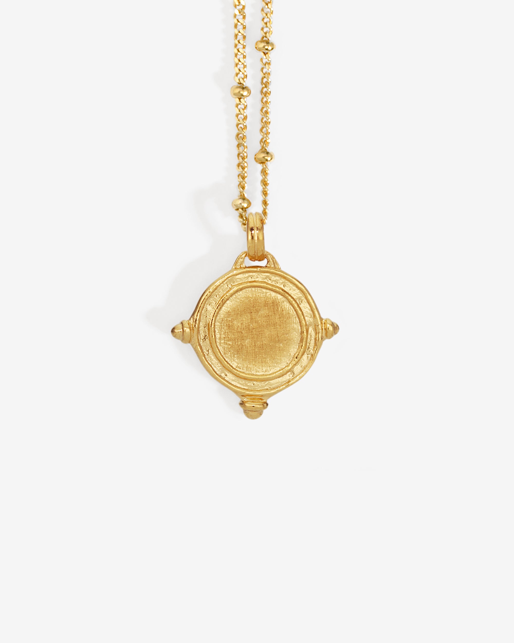 Petra Coin Necklace Gold Vermeil