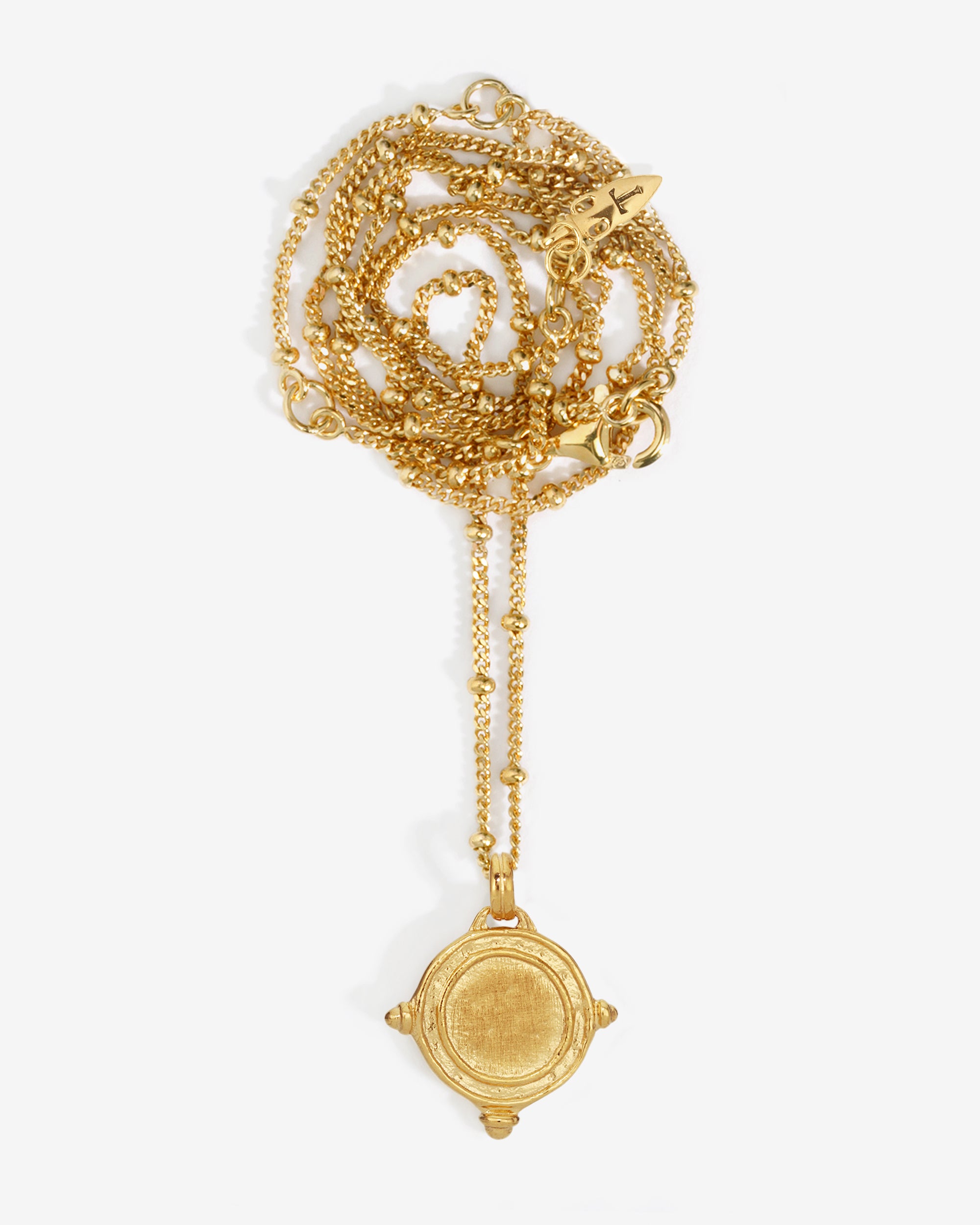 Petra Coin Necklace Gold Vermeil