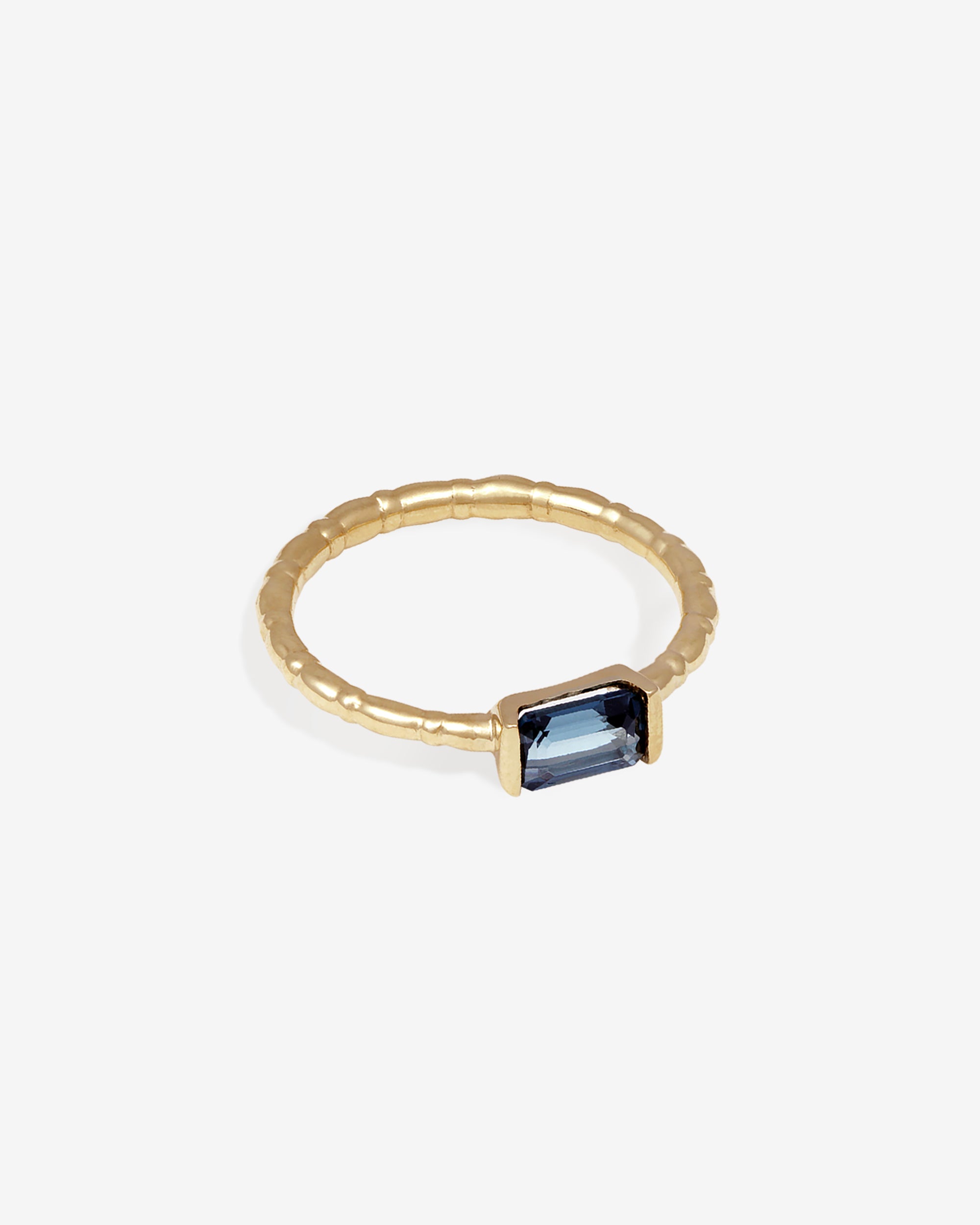 Pia Ring Blue Topaz Solid Gold