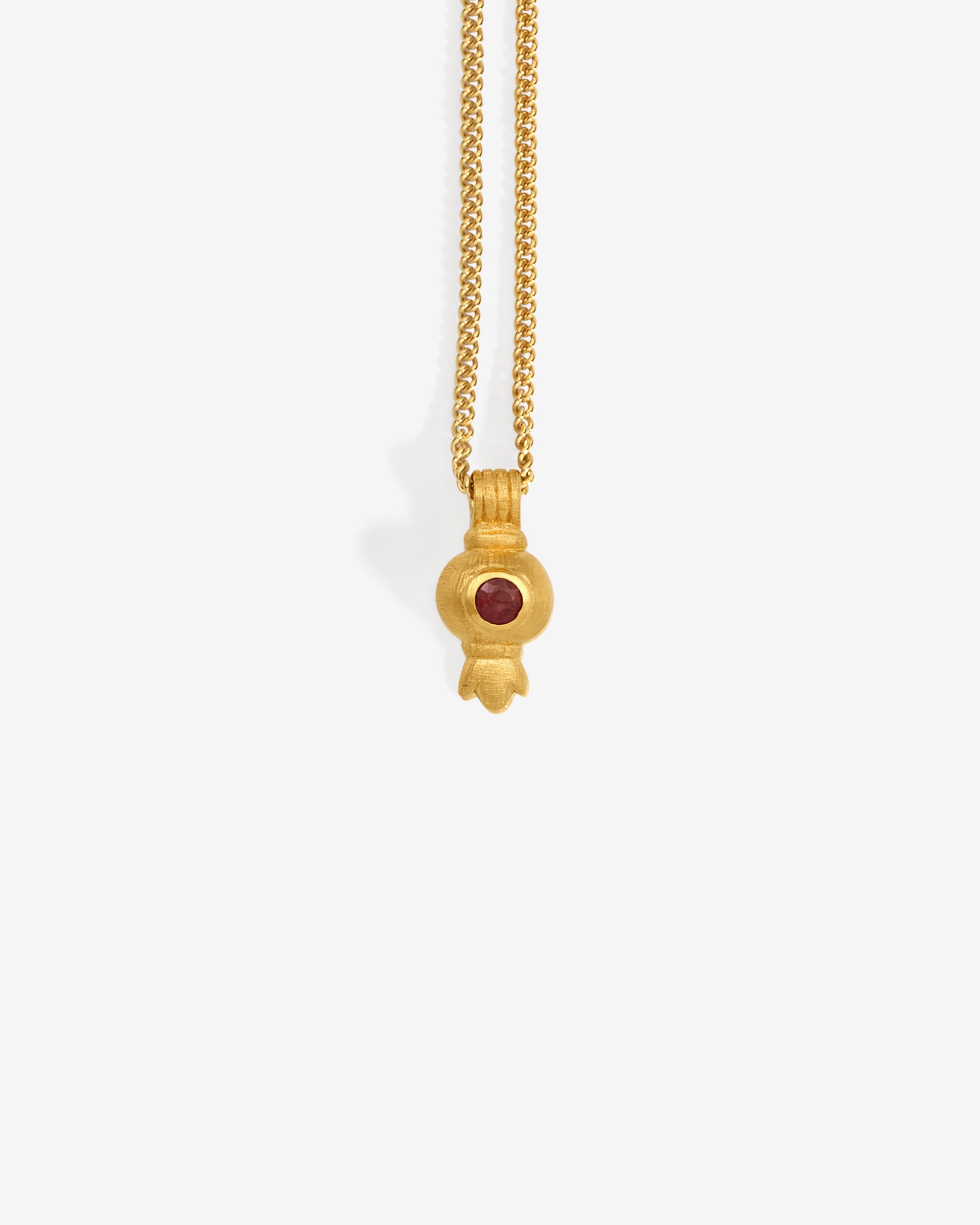 Pomegranate Necklace Gold Vermeil