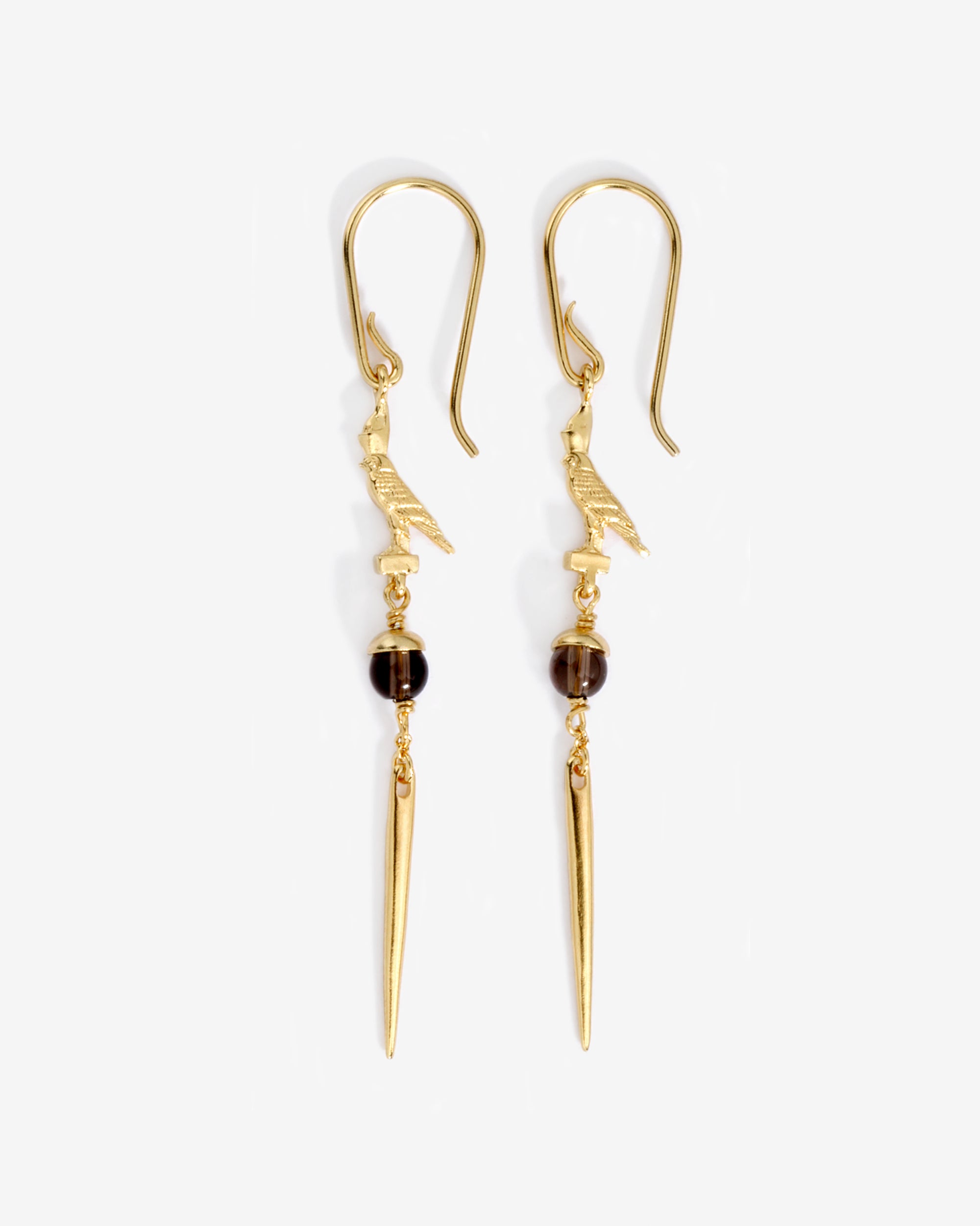 Ray Earrings Gold Vermeil