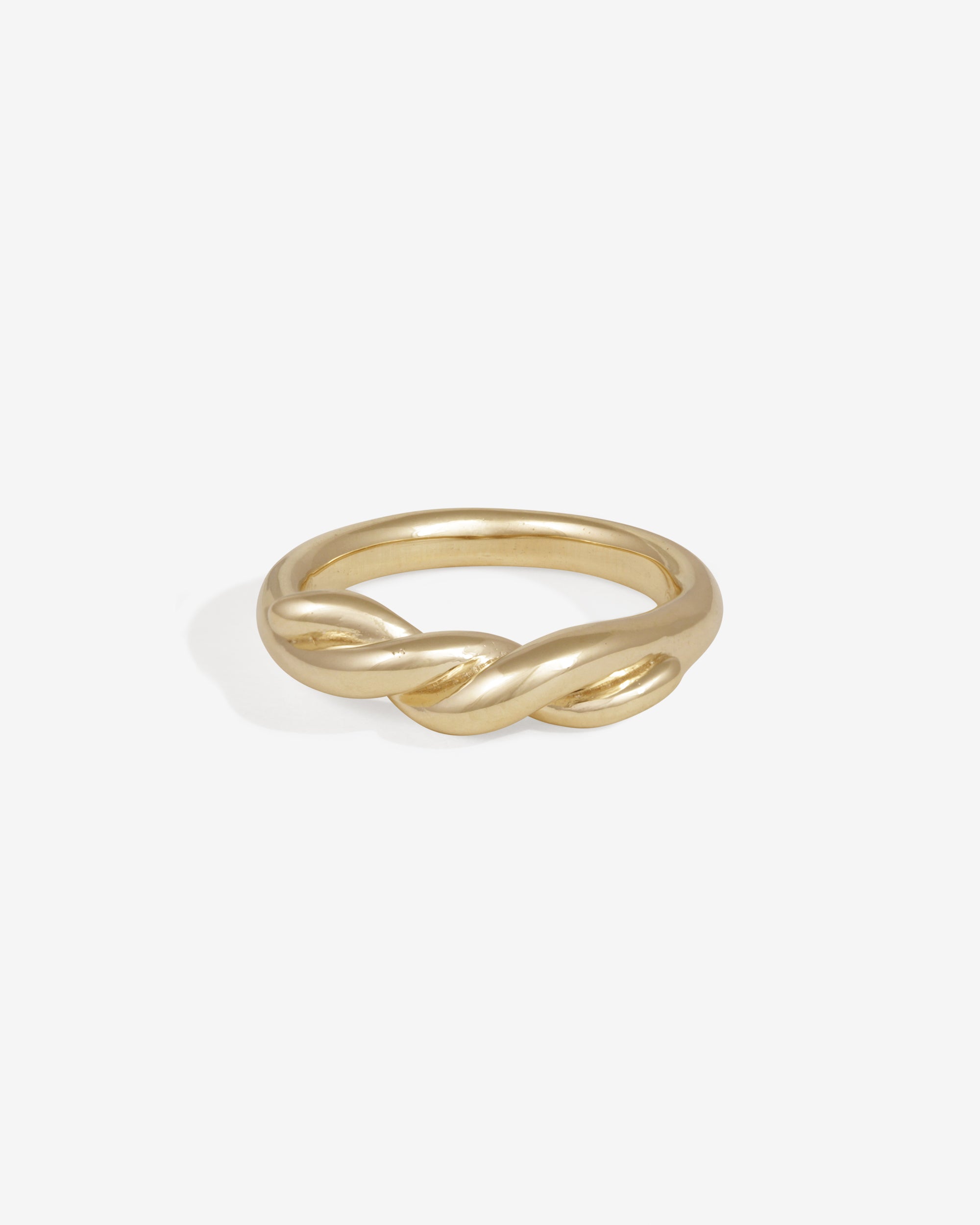 Relic II Twisted Ring Solid Gold