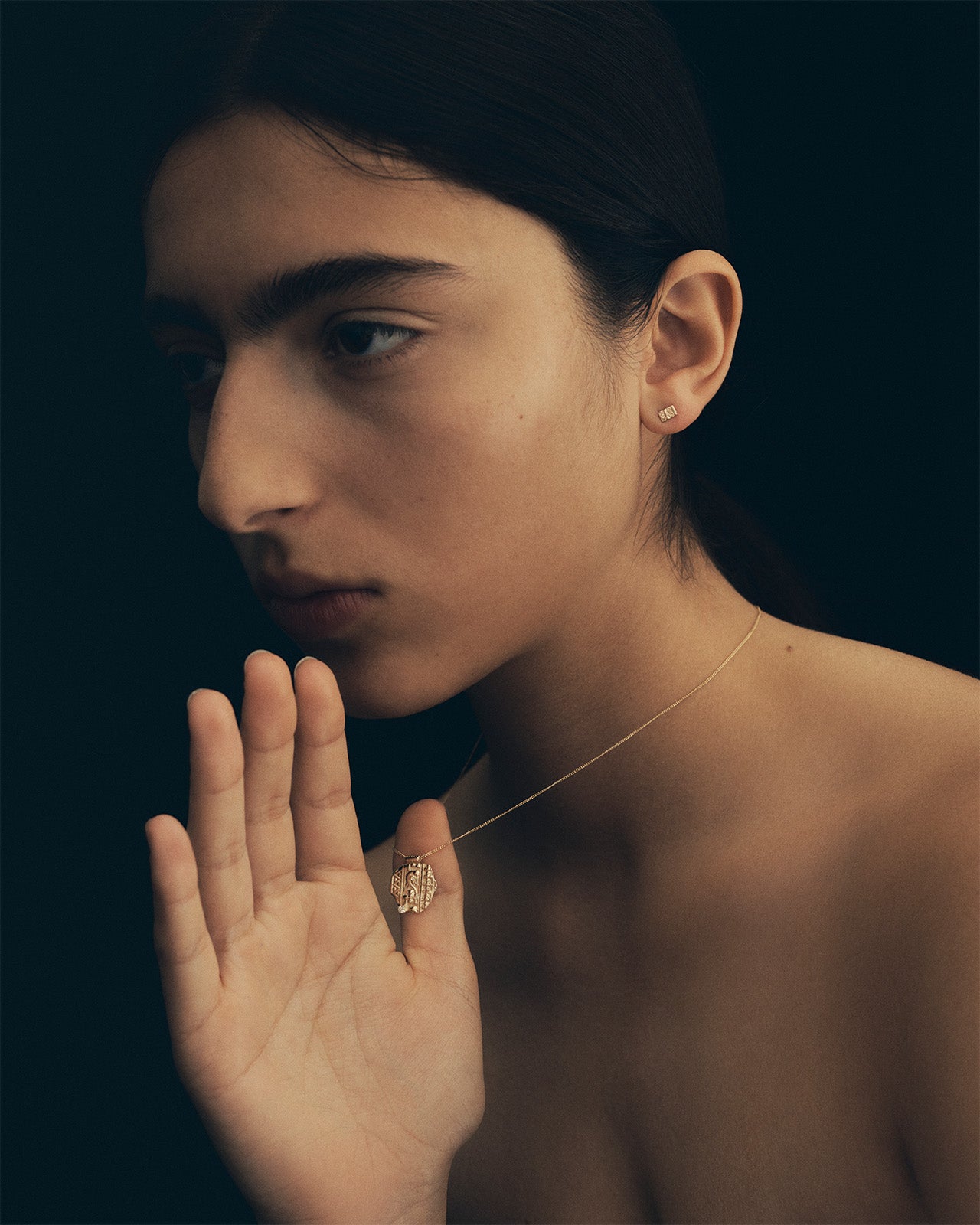 Relic VIII Necklace Diamond Solid Gold