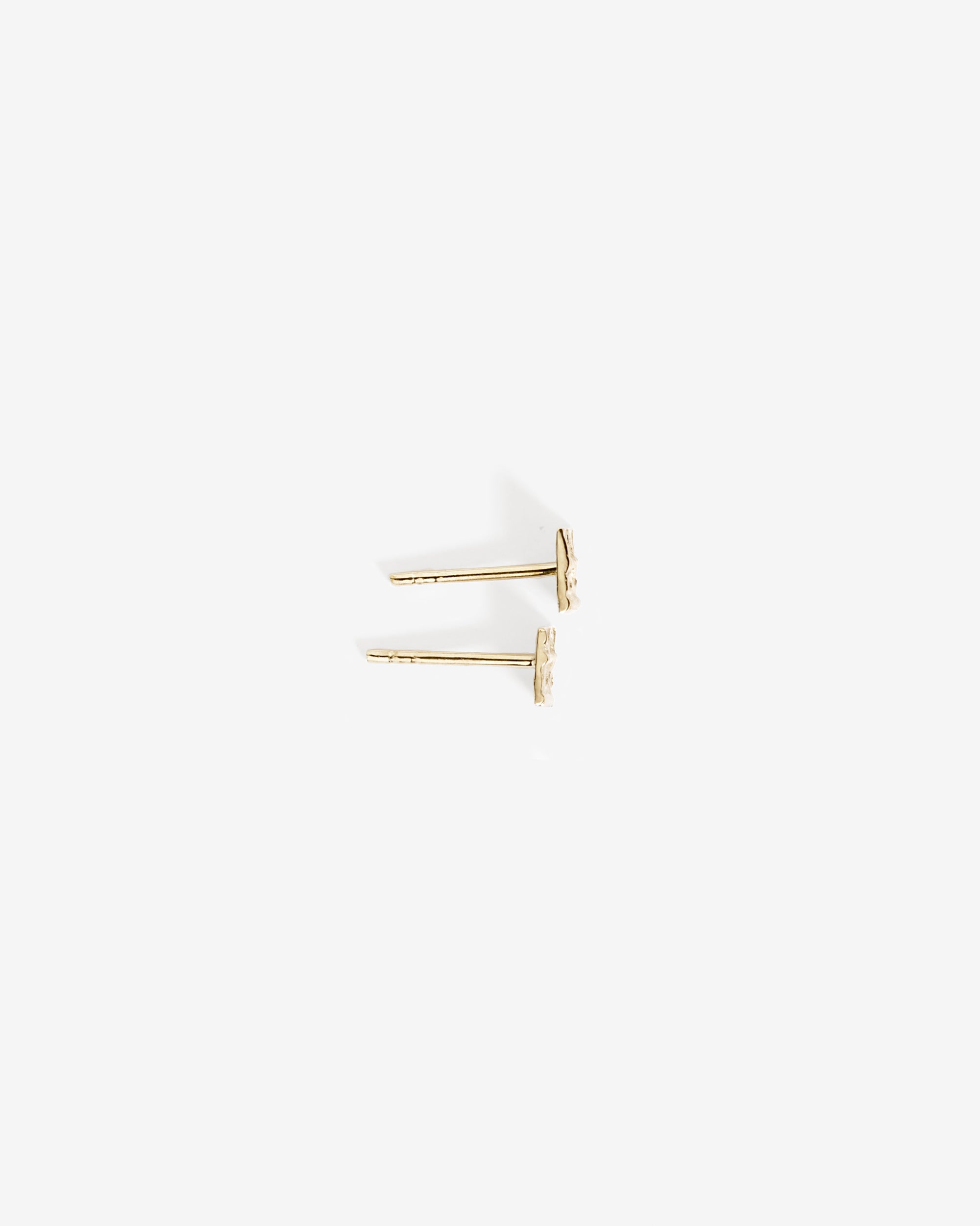 Relic VIII Stud Earrings Solid Gold