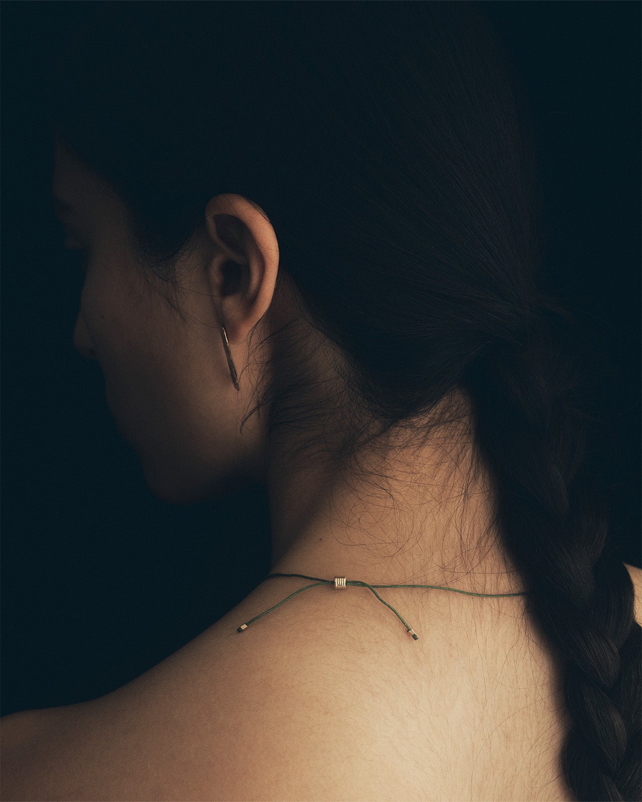 Relic XIII Necklace Green Solid Gold