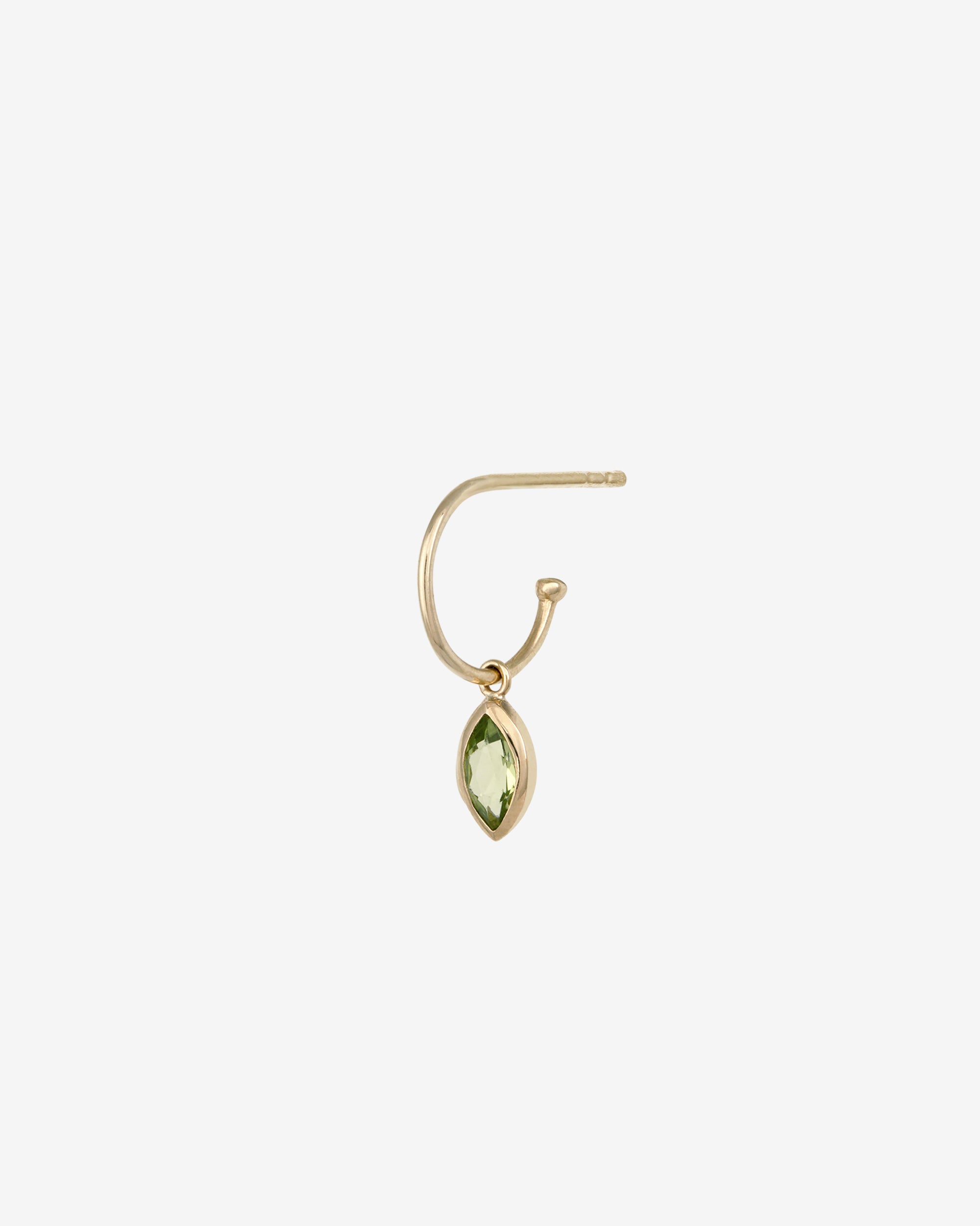 Ricci Single Earring Solid Gold
