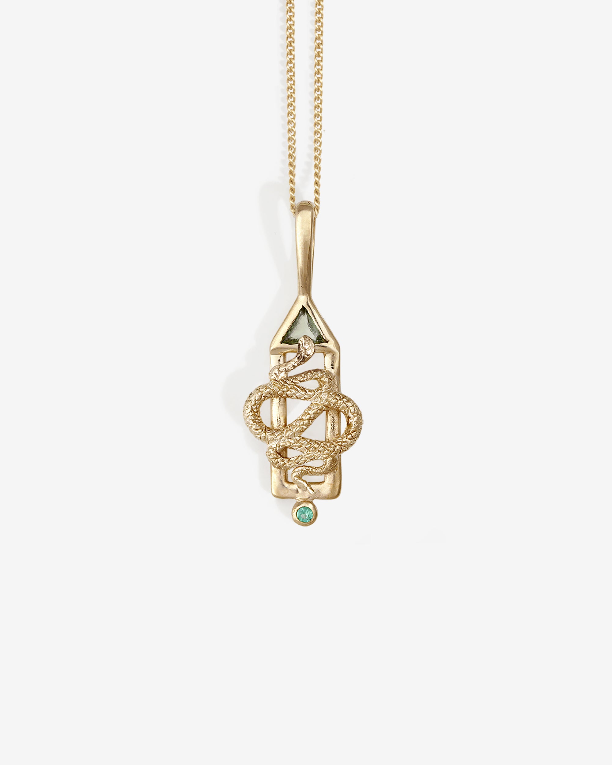 Rise Necklace Solid Gold