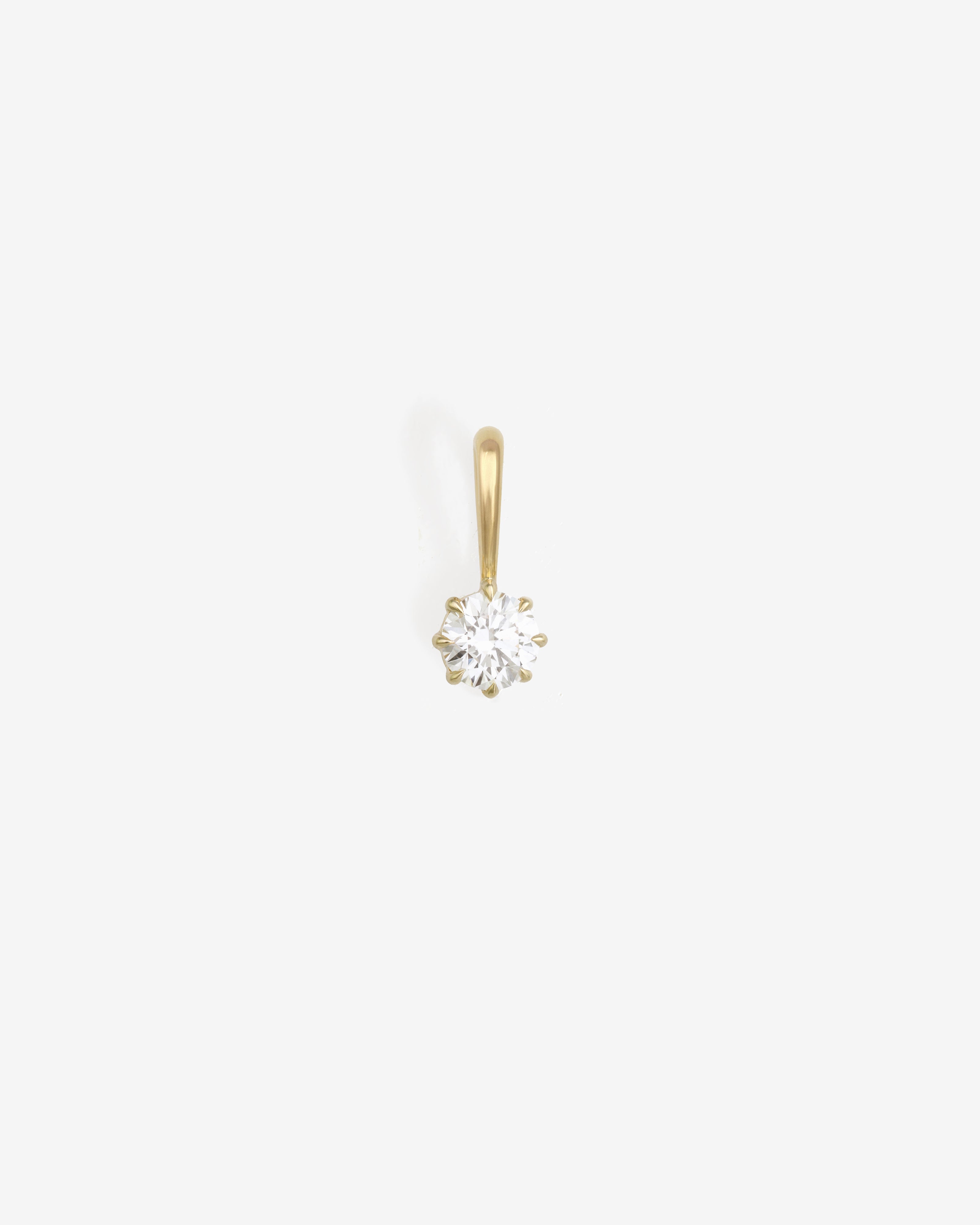 Astra Round Pendant 0.5ct Diamond Solid Gold