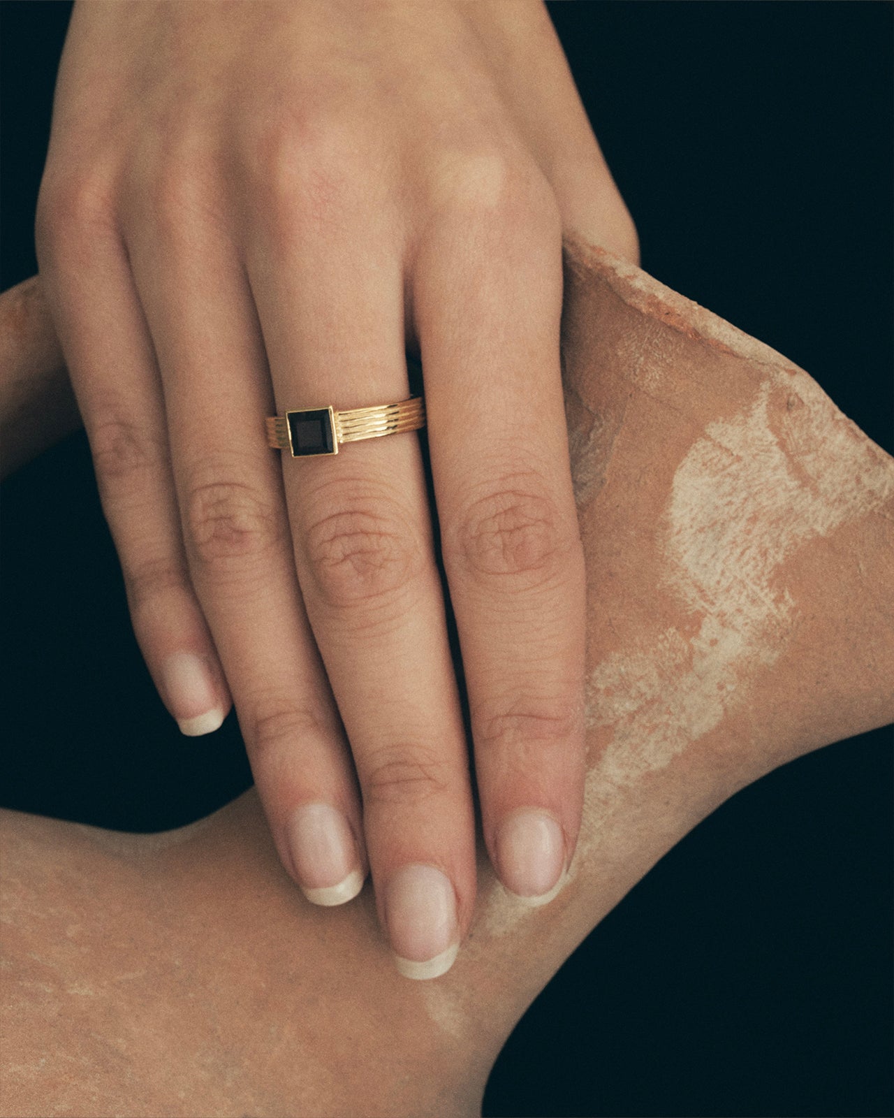 Sparta Ring Gold Vermeil