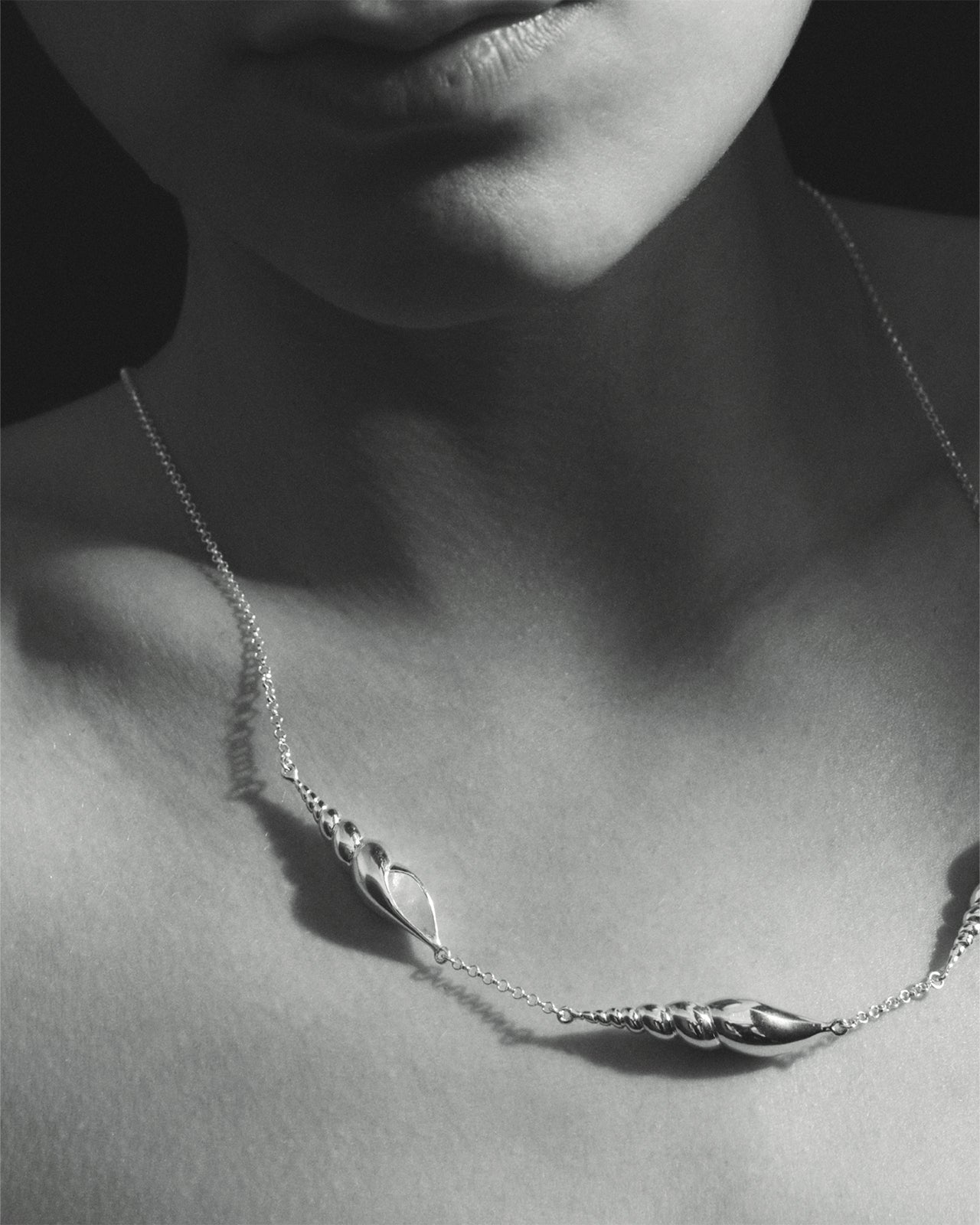 Spire Necklace Silver