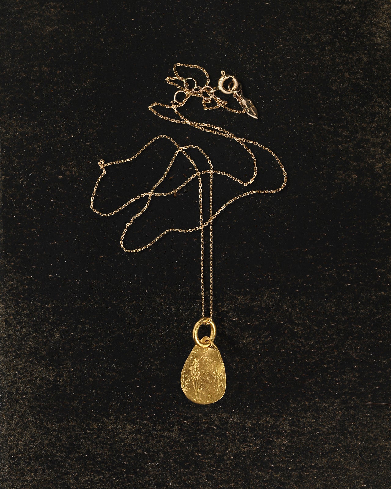 Saint Necklace Solid Gold