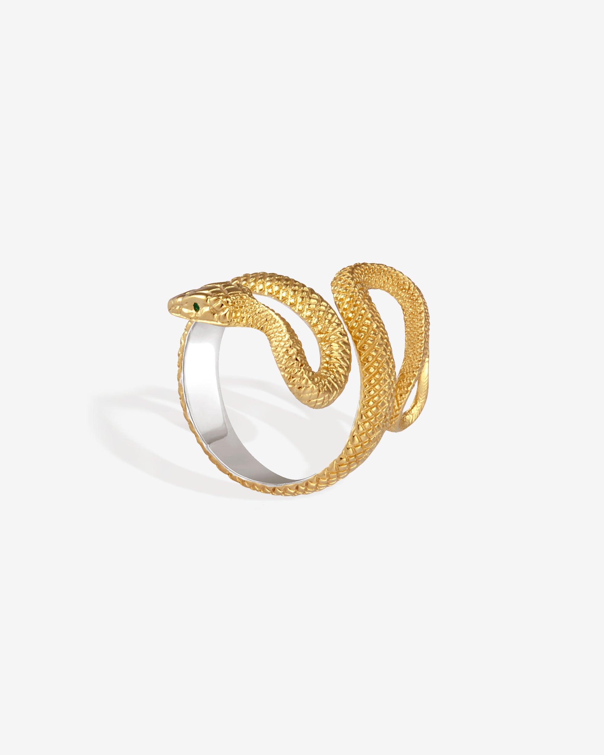 Serpent Ring Gold Vermeil – Temple of the Sun US