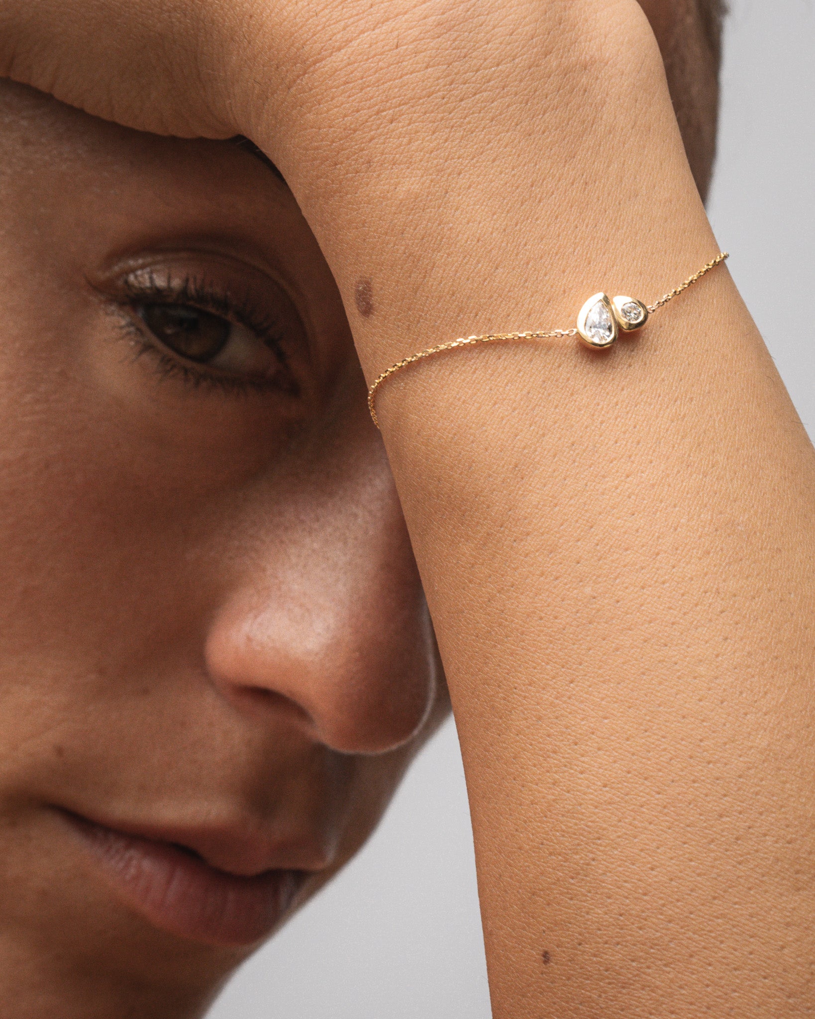 Synergy Bracelet Diamond Solid Gold