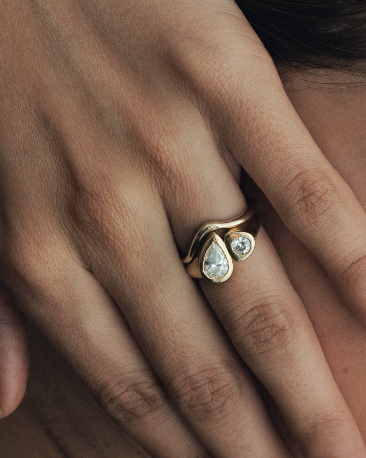 Synergy Arch Ring Solid Gold