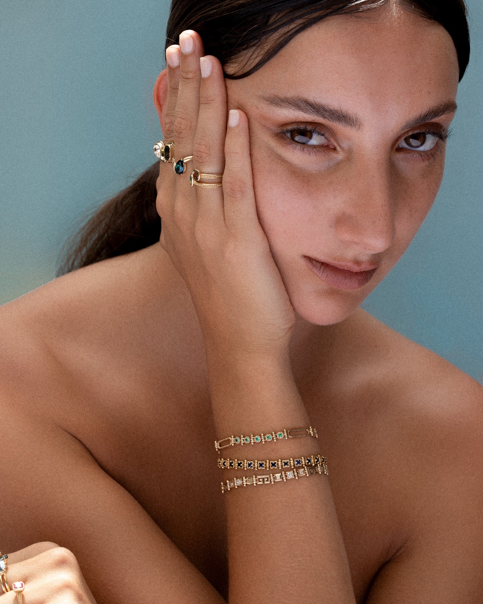 Mila Cushion Ring 0.25ct Red Vein Diamond Solid Gold