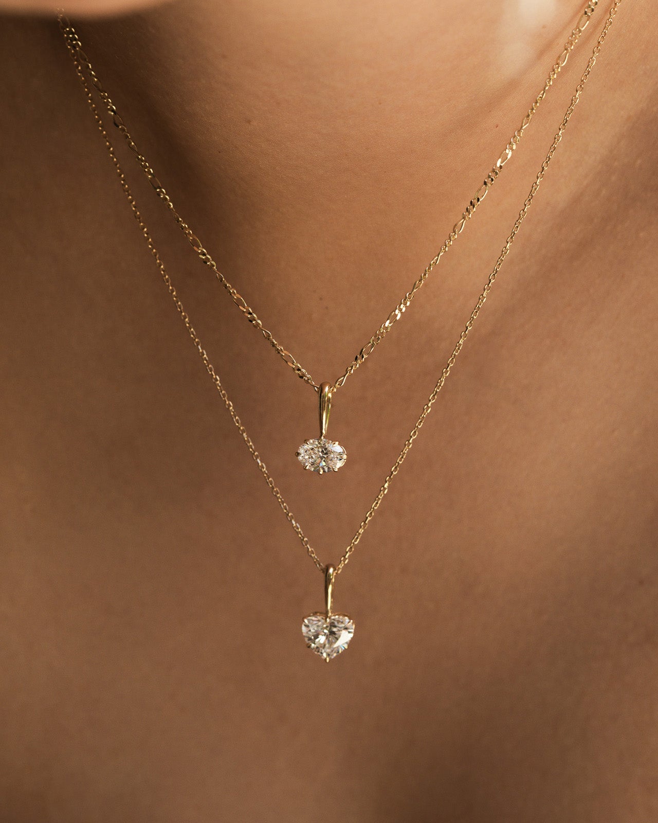 Astra Heart Pendant Diamond Solid Gold