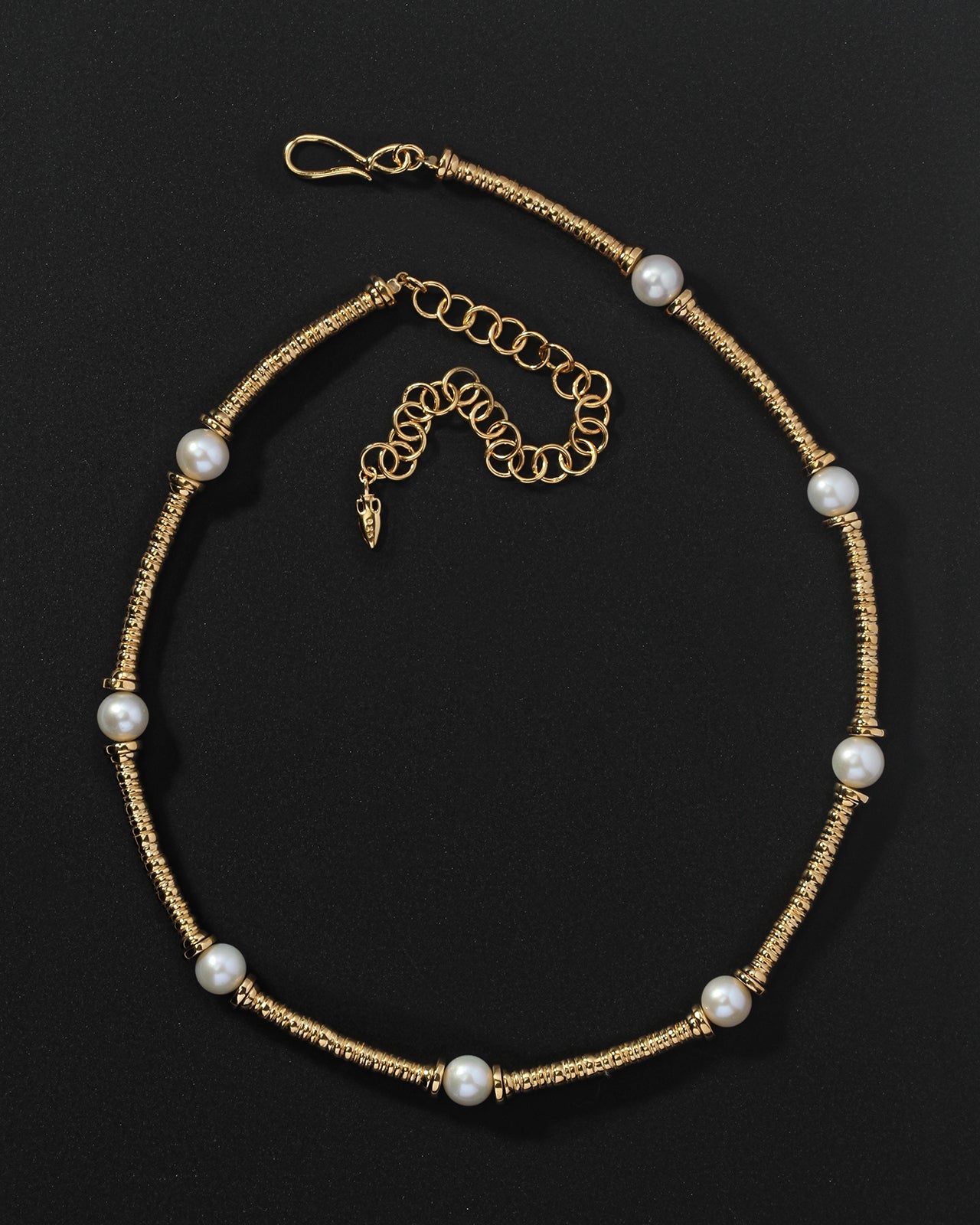 Olympia Necklace Pearl Gold Vermeil