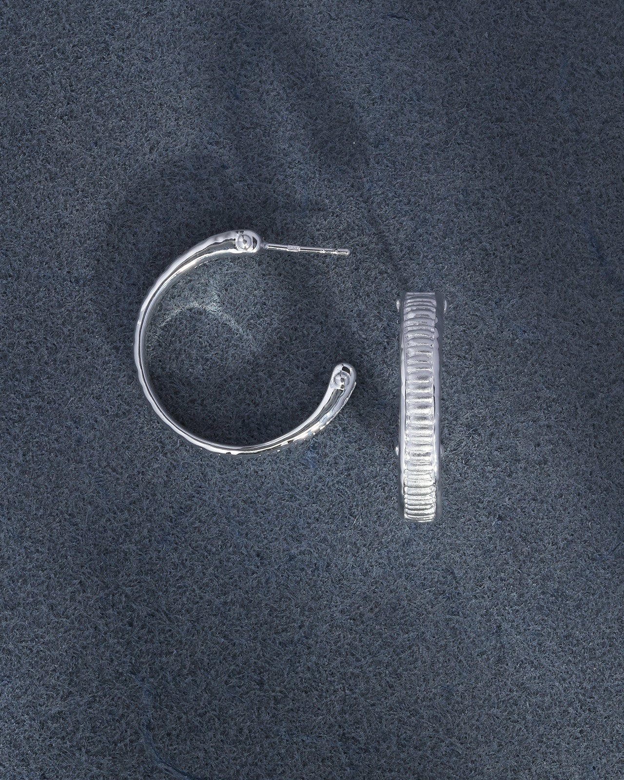 Arete Hoops Silver