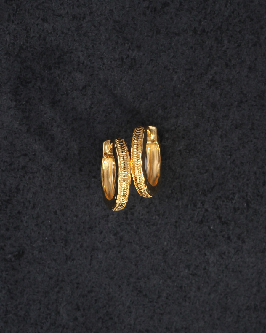 Arete Huggies Gold Vermeil