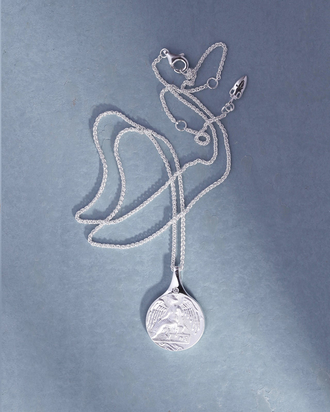 Guardian Angel Necklace Silver