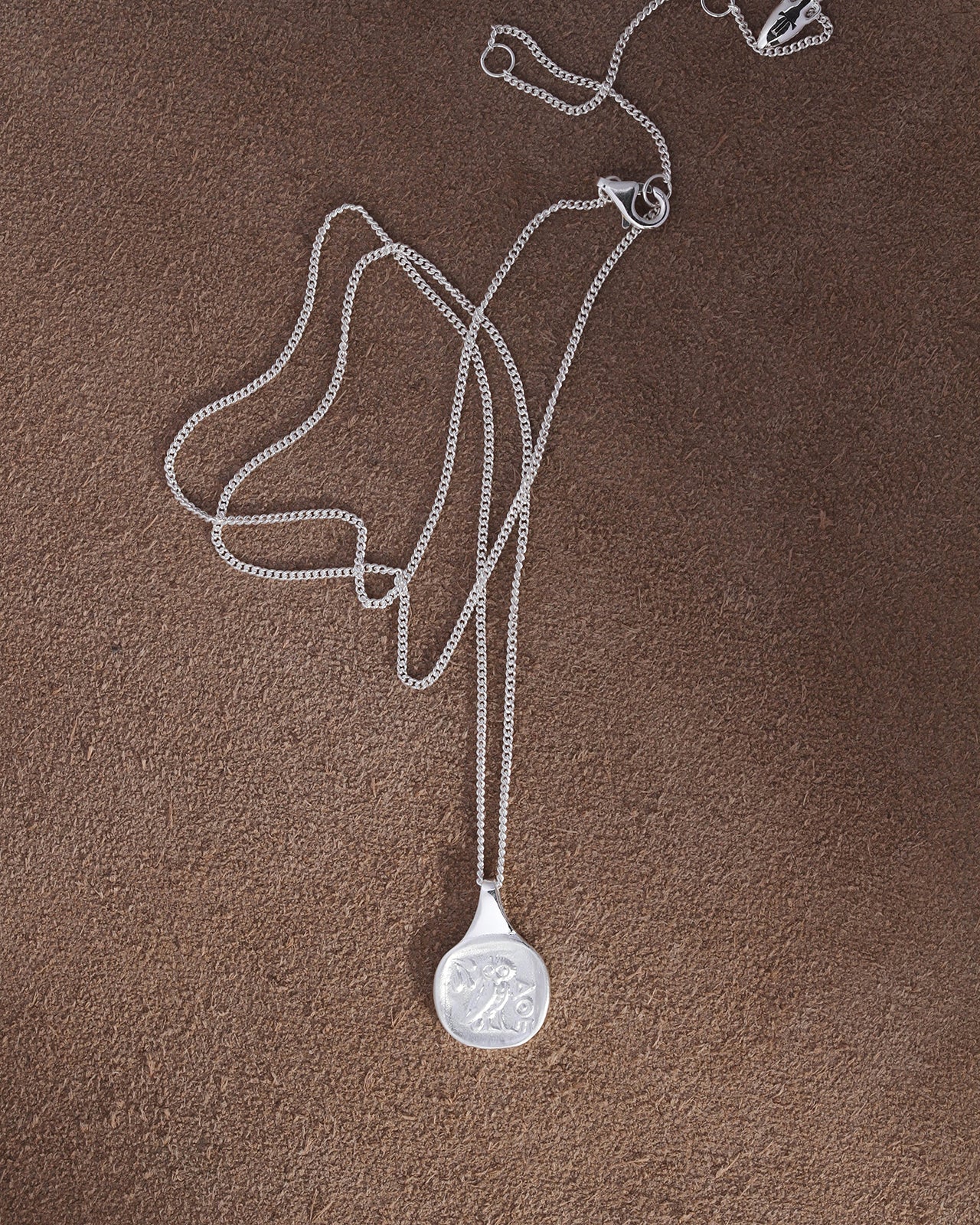 Palas Coin Necklace Silver
