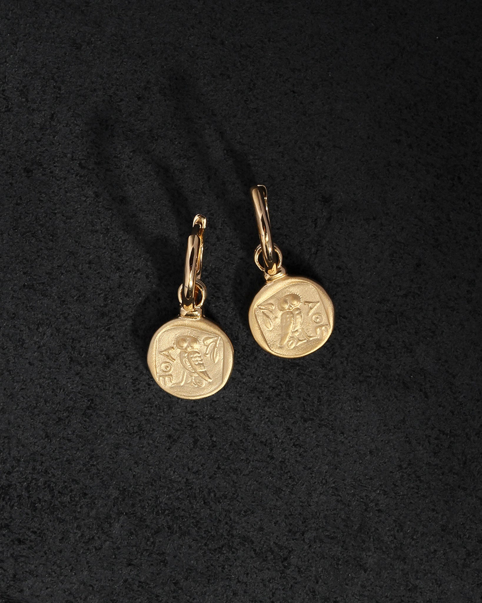 Palas Drop Earrings Gold Vermeil