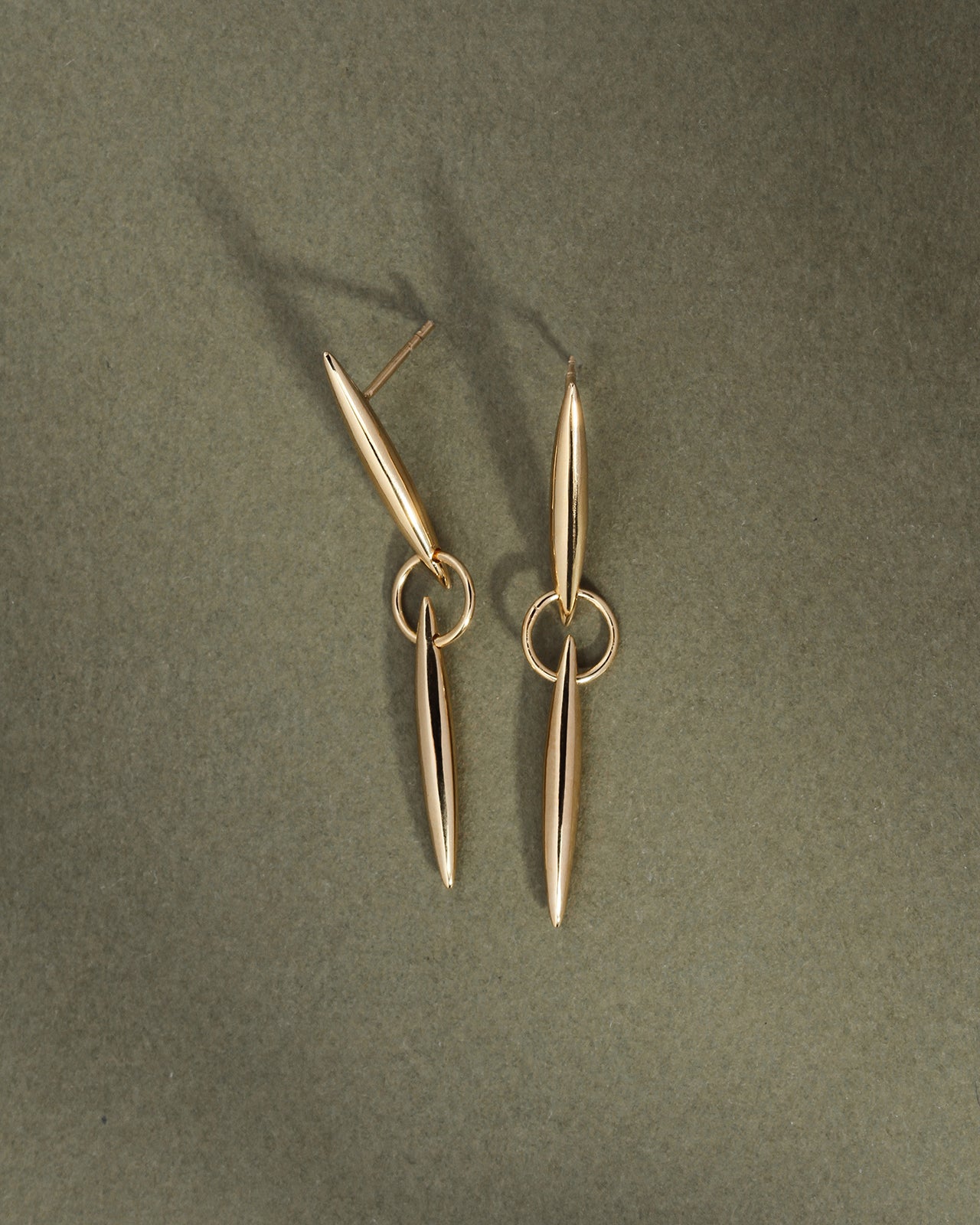 Quilla Earrings Gold Vermeil