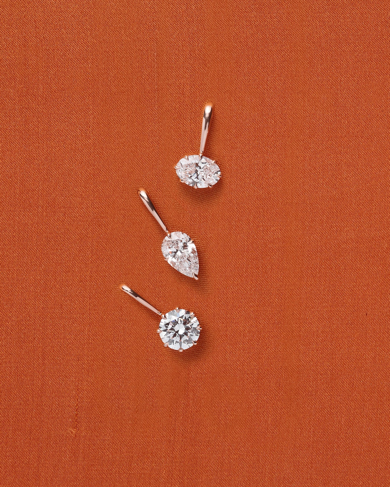 Astra Round Pendant 0.5ct Diamond Solid Gold