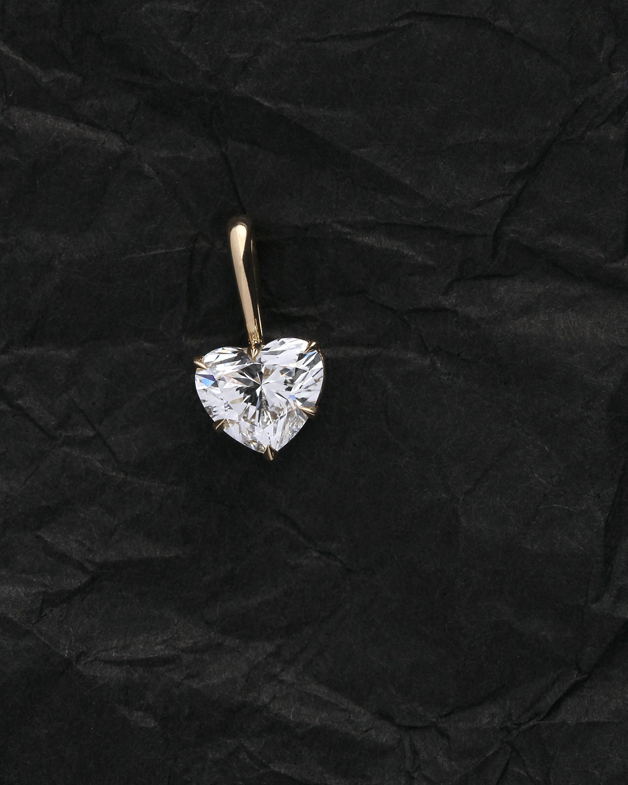 Astra Heart Pendant Diamond Solid Gold
