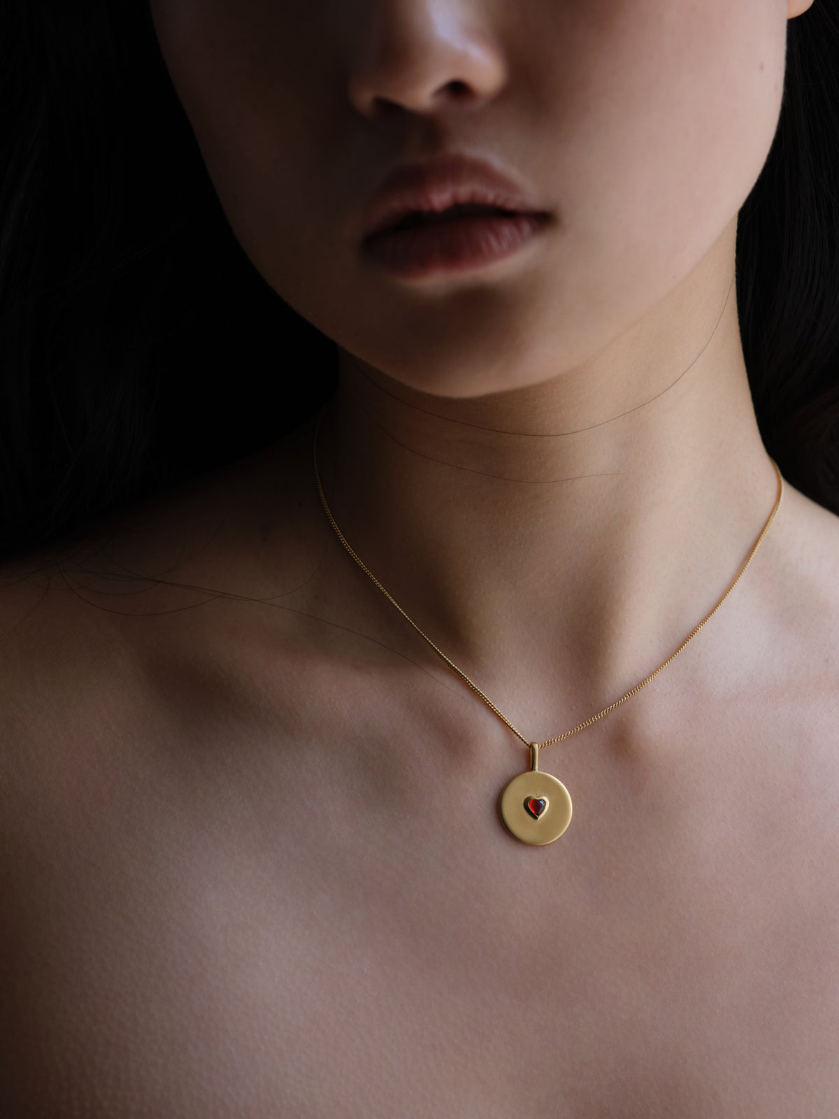 Venus Coin Necklace Gold Vermeil