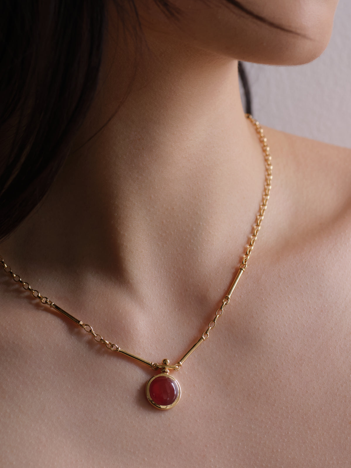 Pompeii Necklace Gold Vermeil