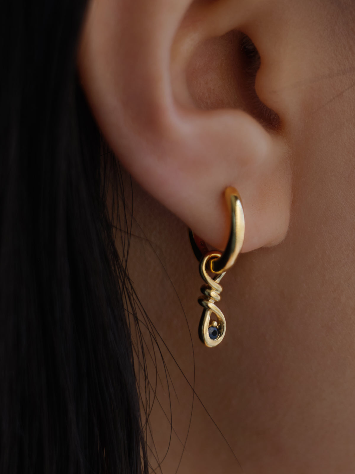 Lia Earrings Gold Vermeil