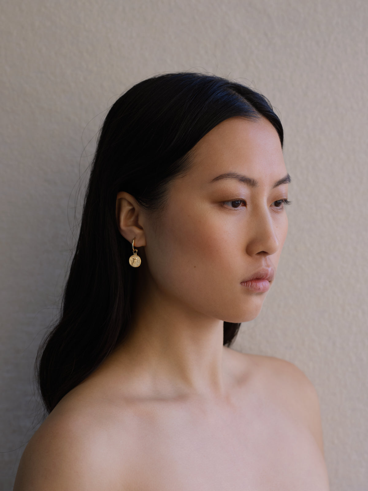 Palas Drop Earrings Gold Vermeil