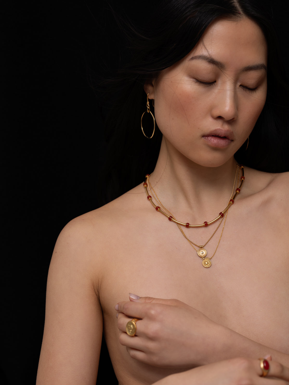 Circe Earrings Gold Vermeil