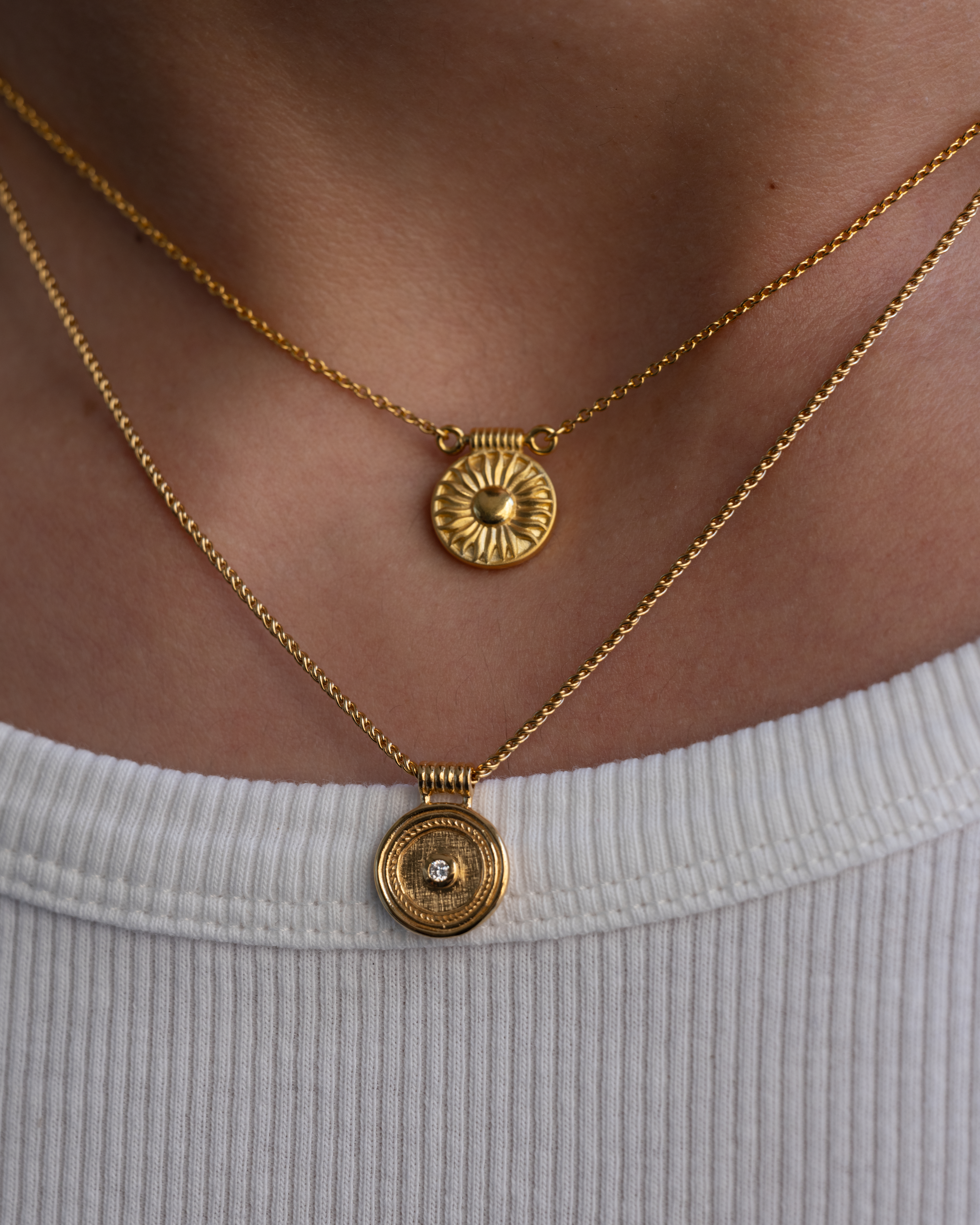 Sunny Necklace Gold Vermeil