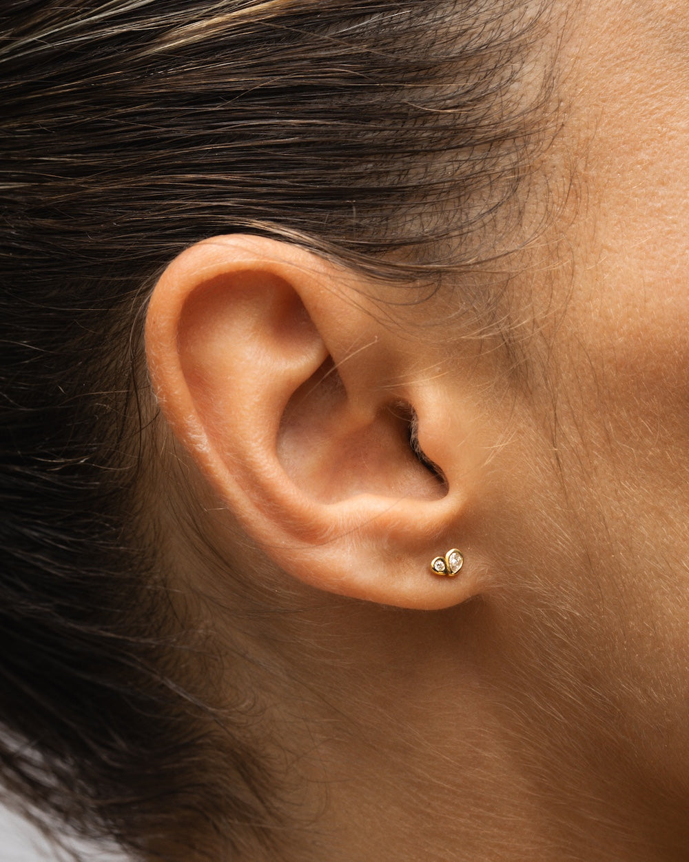 Synergy Studs Diamond Solid Gold