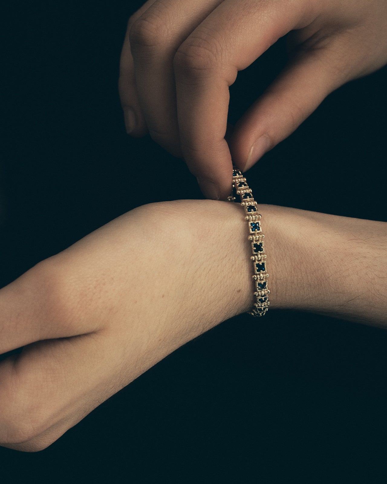 Theia Princess Bracelet Sapphire Solid Gold