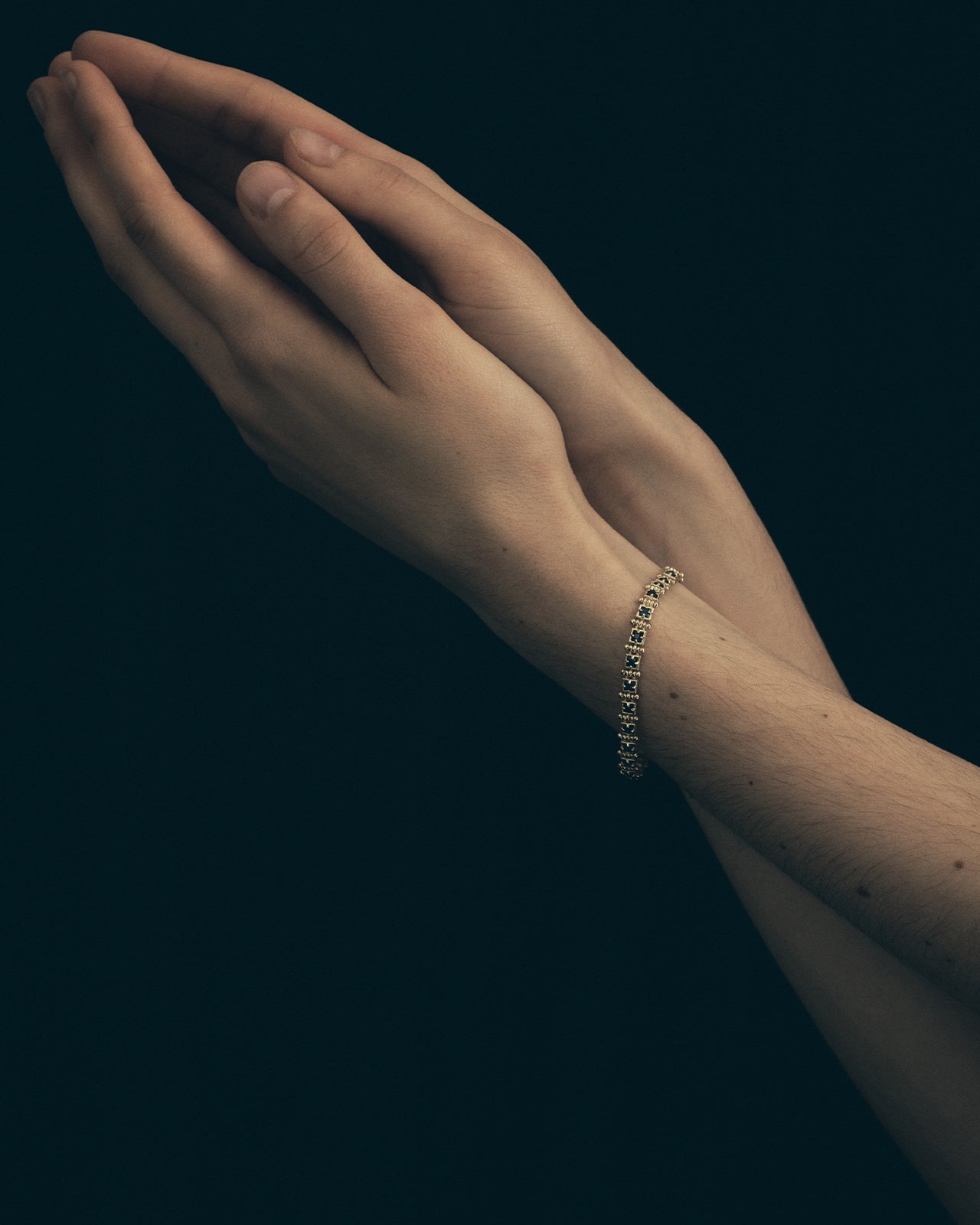 Theia Princess Bracelet Sapphire Solid Gold