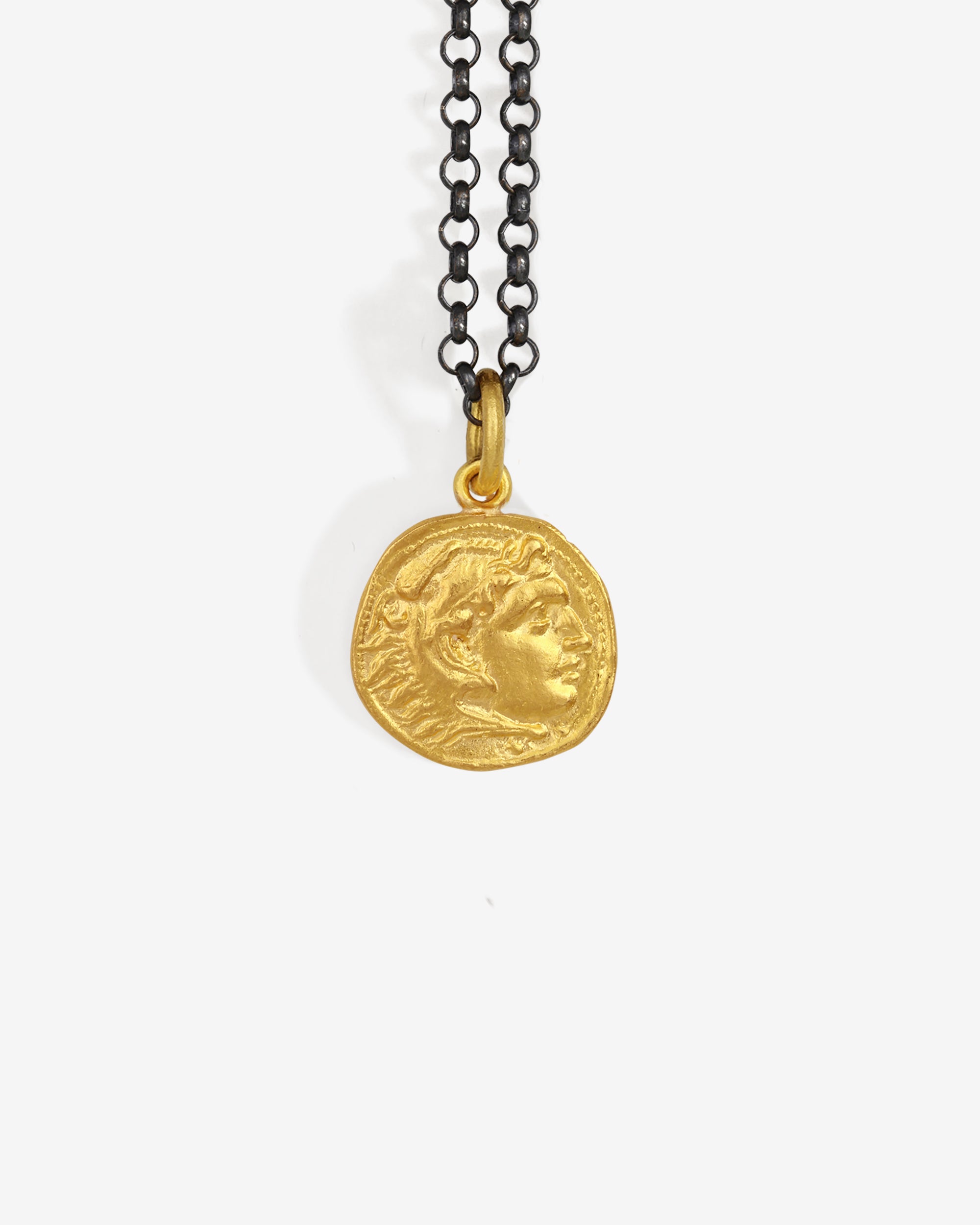 Thrace Coin Necklace Solid Gold