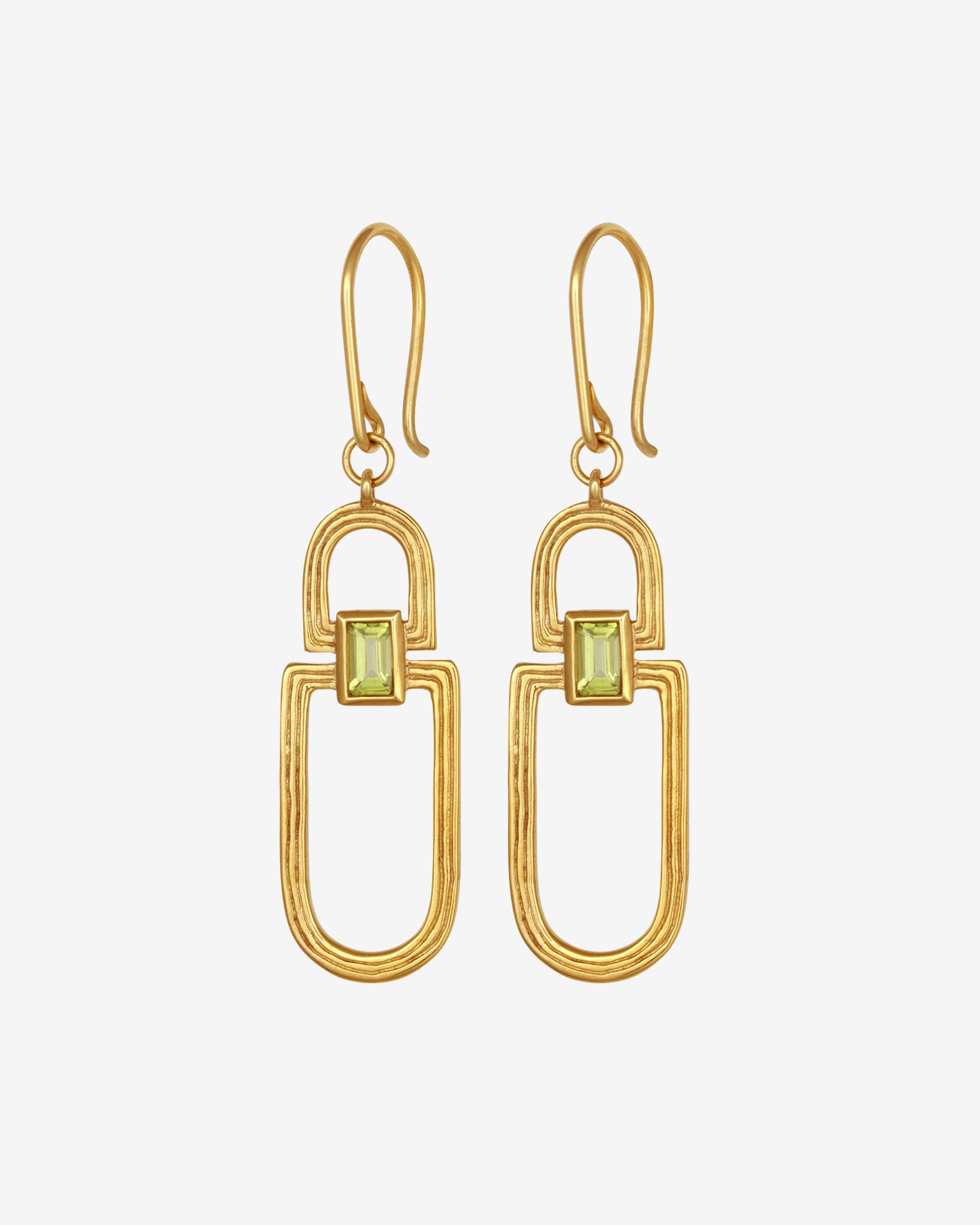Vault Earrings Gold Vermeil